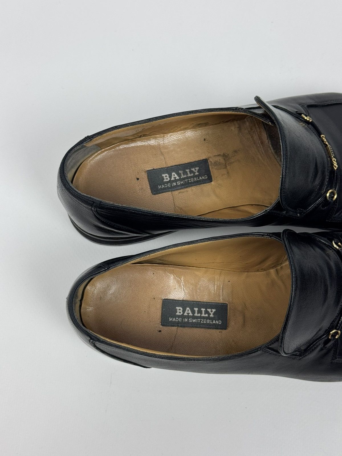 Bally Vintage Bally Leather Black Fimere Loafers Size US 8 / IT 38 - 11 Thumbnail