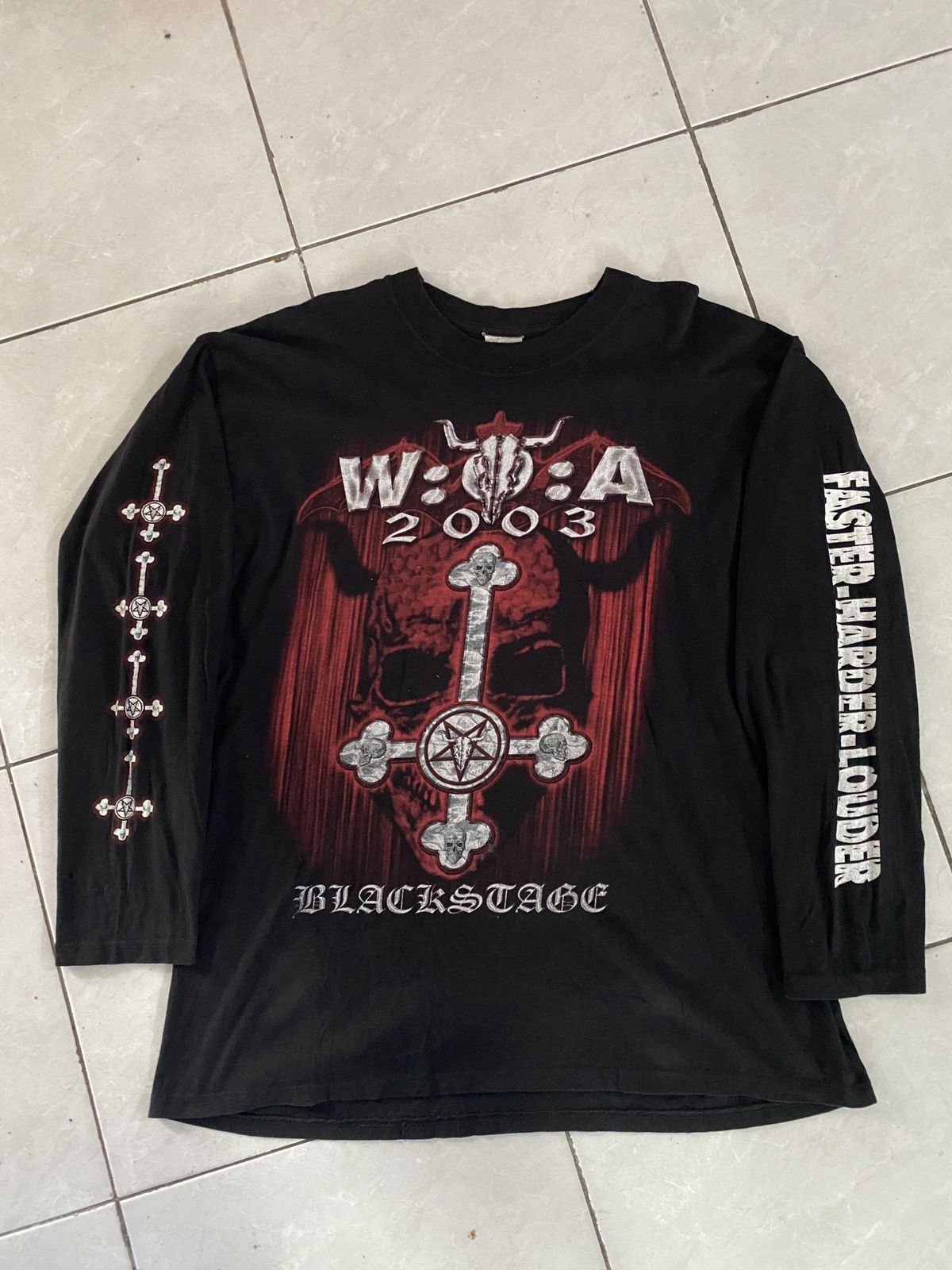 Band Tees Vintage Rare WOA 2003 Vintage Wacken Metal Band Tee Size US XL / EU 56 / 4 - 1 Thumbnail