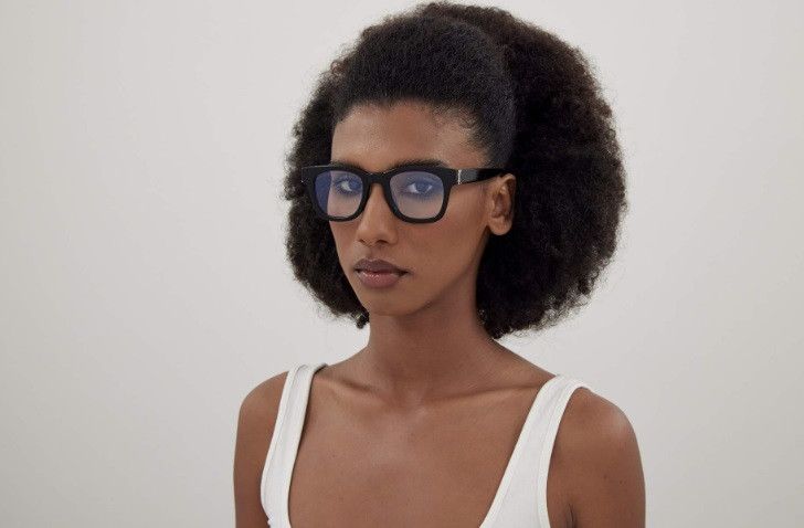 Yves Saint Laurent NEW Saint Laurent SLM124 OPT 001 Cat Eye Unisex Eyeglasses Size ONE SIZE - 11 Thumbnail