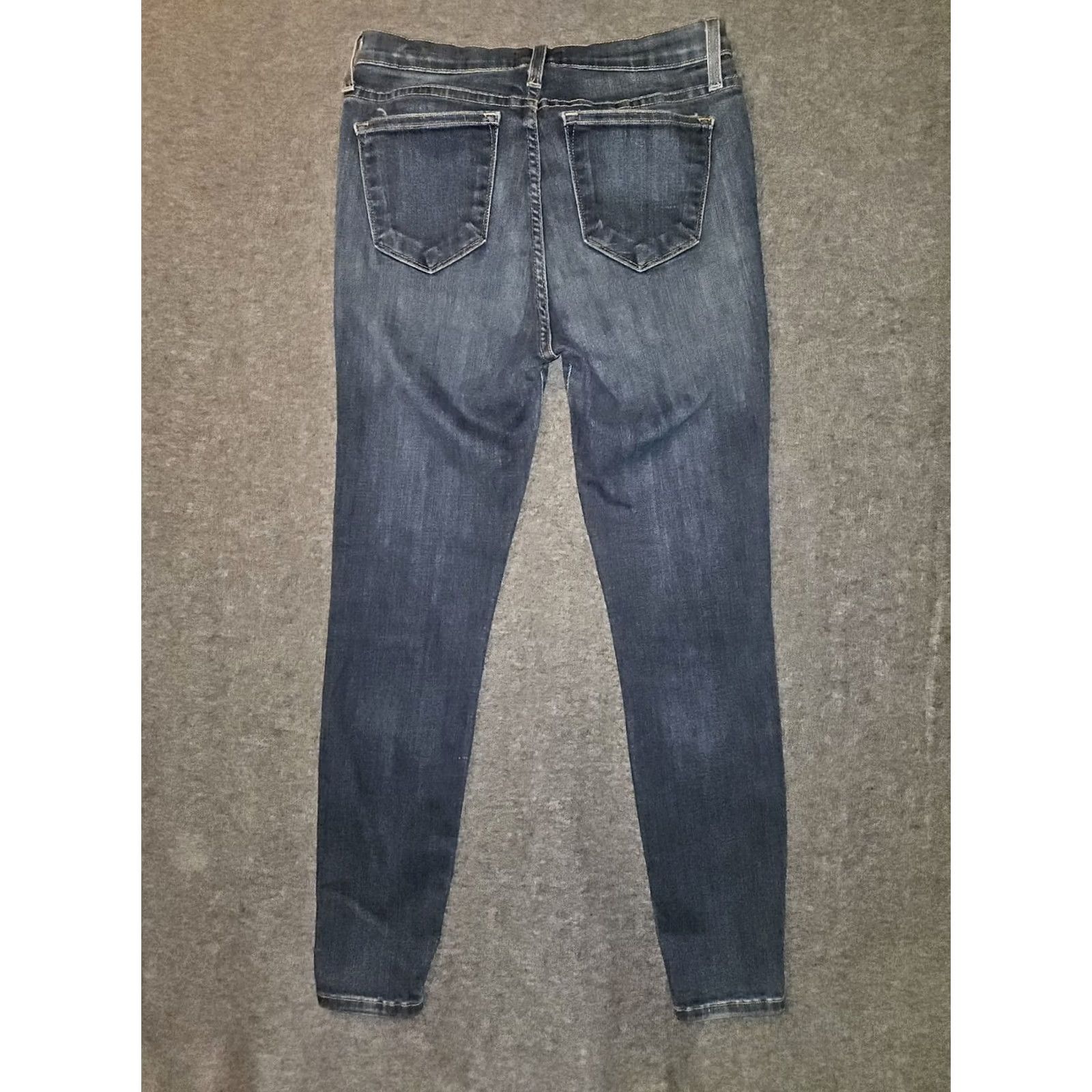 Vintage Judy Blue Jeans Skinny Ankle Juniors 11/30 Mid Rise Stretch Made in USA Preppy Size 32" / US 10 / IT 46 - 7 Thumbnail
