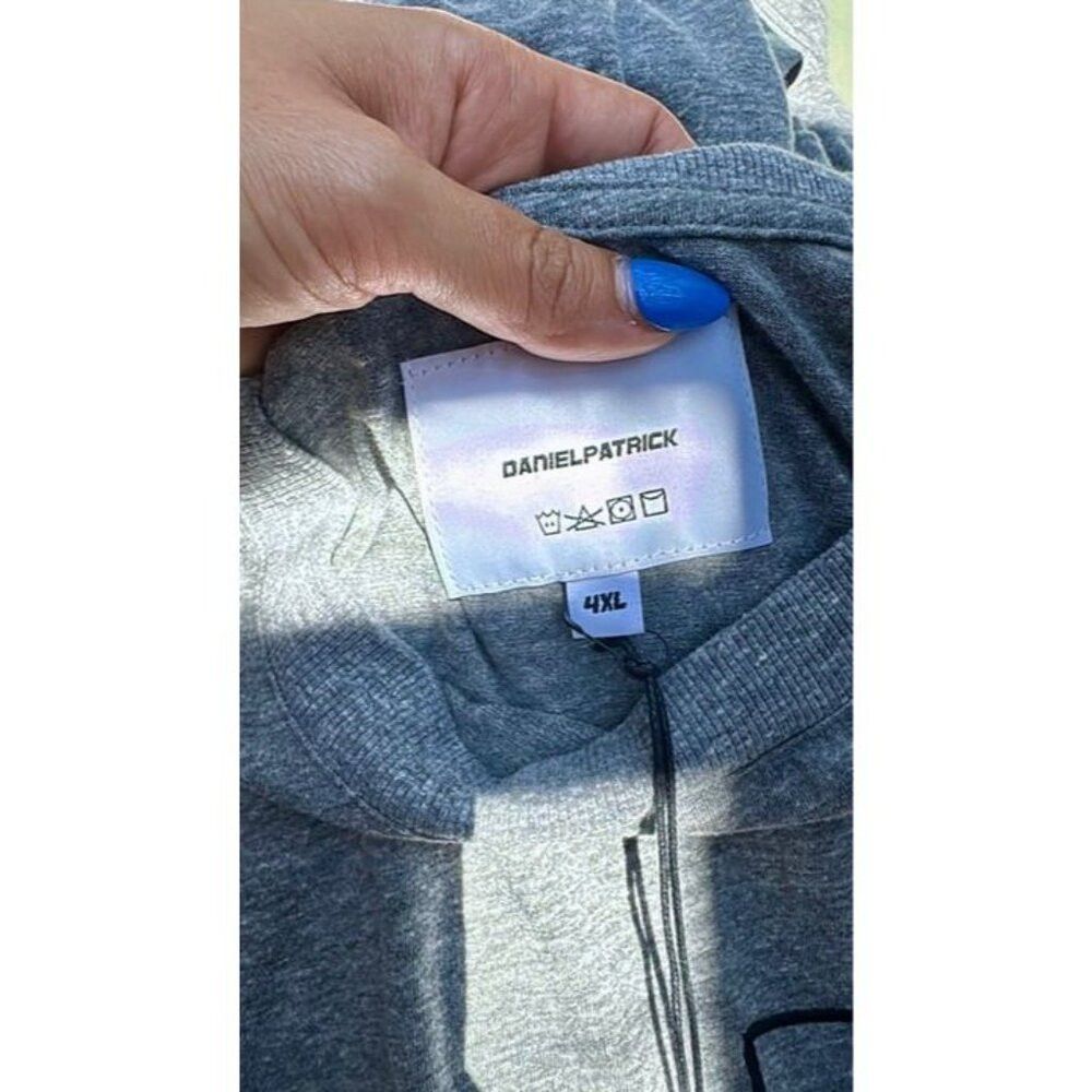 Daniel Patrick Daniel Patrick Grey 4XL Shirt Men's New Designer Made in LA Size US XXL / EU 58 / 5 - 4 Thumbnail
