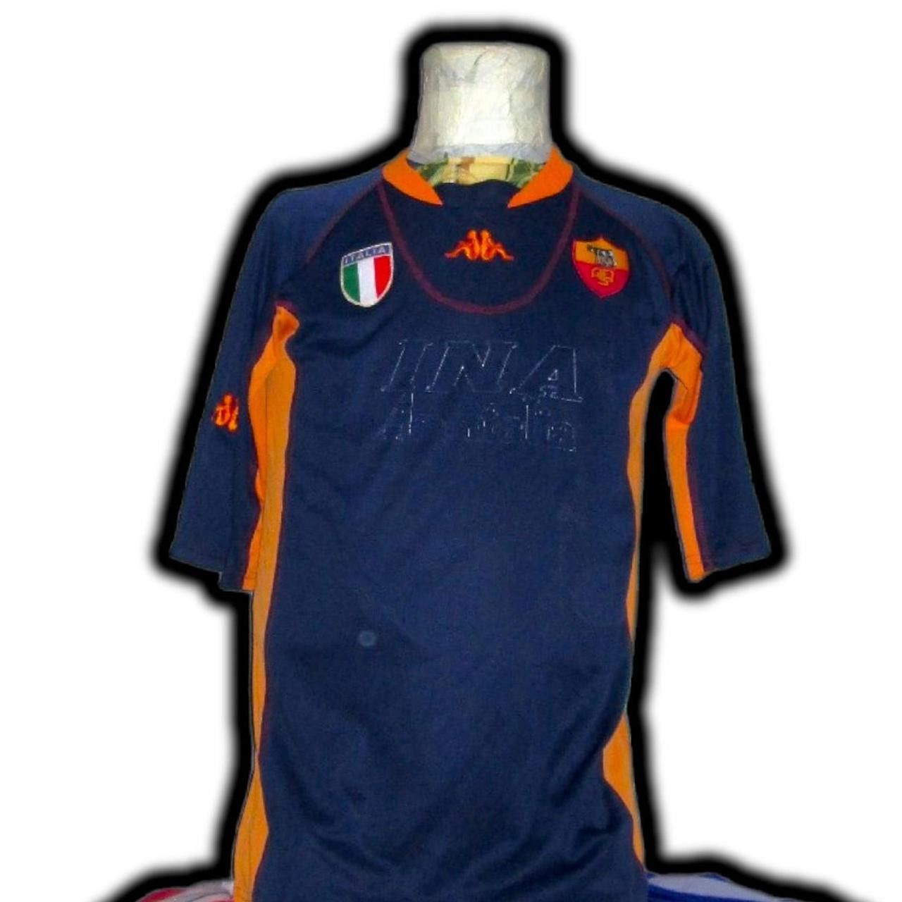 Kappa As Roma Italy 2001 2002 3rd Third Shirt Jersey Size US M / EU 48-50 / 2 - 3 Thumbnail