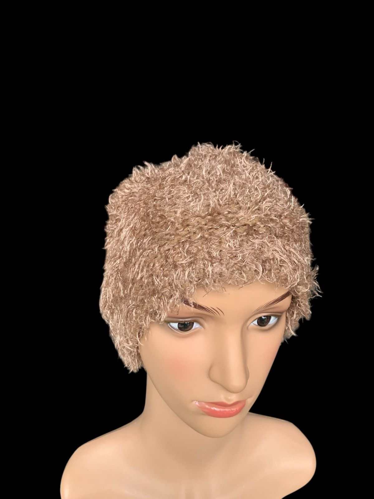 Japanese Brand × Kapital × Vintage Japanese Mohawk Fur Big Beanie Hat Size ONE SIZE - 3 Thumbnail