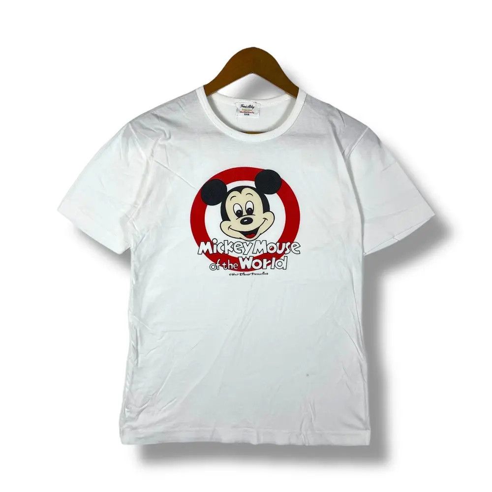 Disney Vintage 80's MICKEY MOUSE Of The World Cartoon Graphic Size US M / EU 48-50 / 2 - 1 Thumbnail