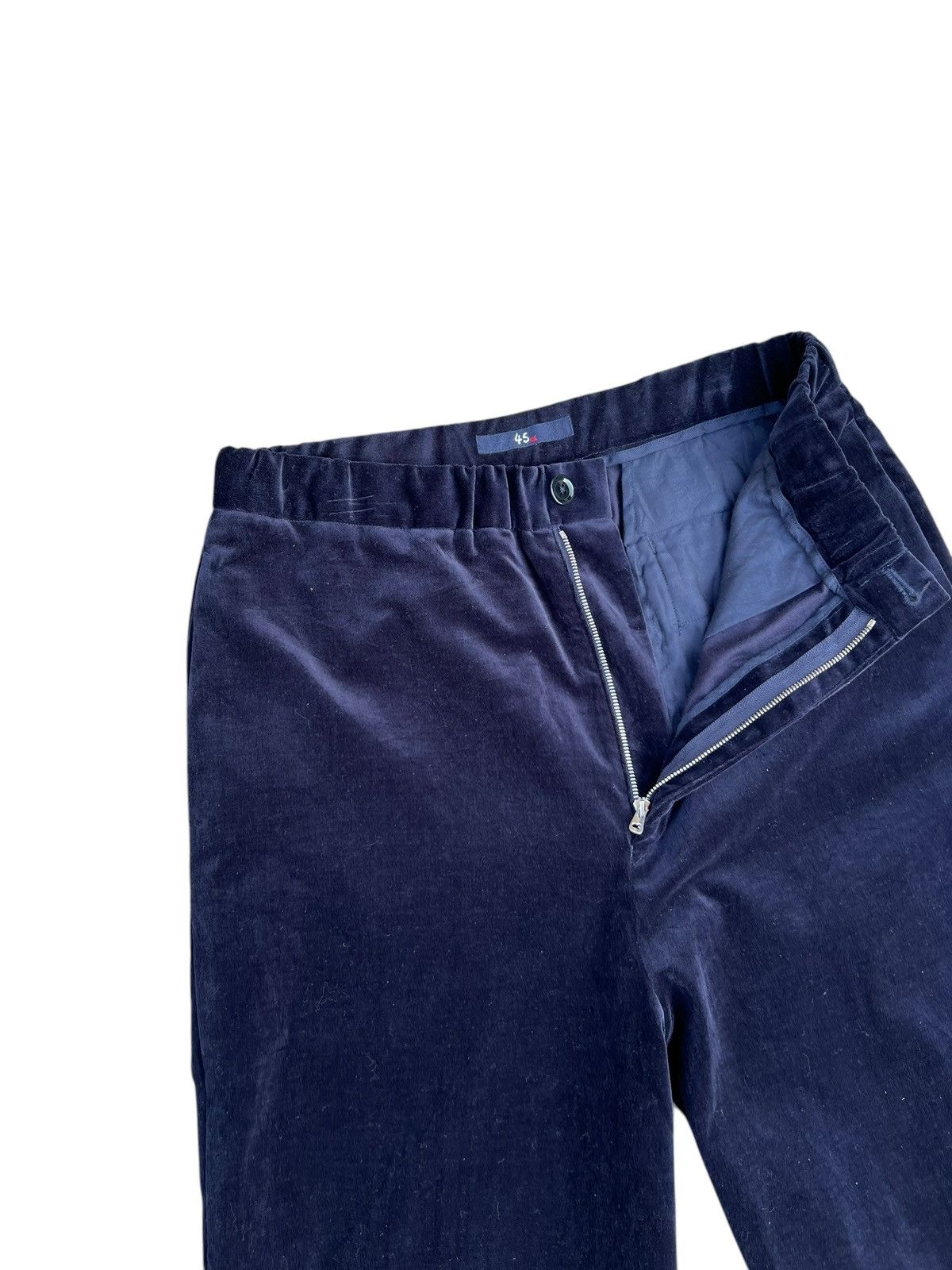45rpm 45rpm Velvet Navy Blue Stretchable Waist Trouser Pant Size 3 Size US 30 / EU 46 - 6 Thumbnail