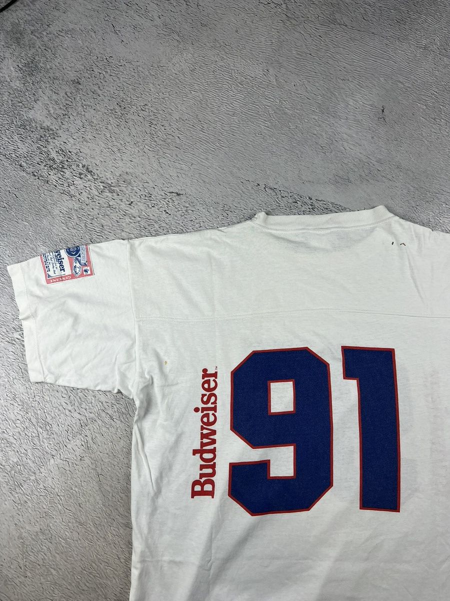 Vintage Vintage 90s Y2K Budweiser beer Promo graphic t shirt XL Size US XL / EU 56 / 4 - 2 Thumbnail