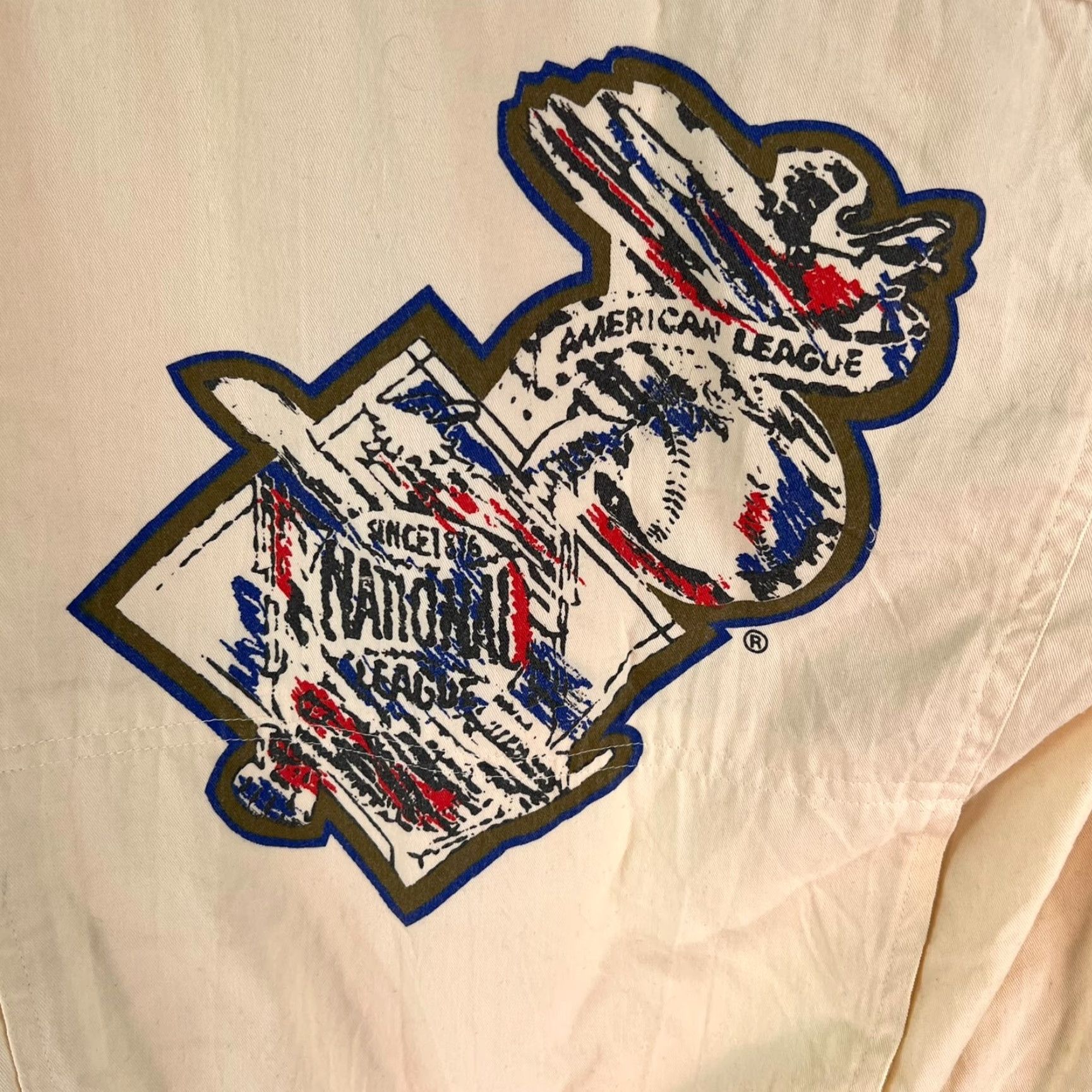 Nike VINTAGE Nike Sweatshirt Adult Medium Ivory Graphic Print Long Sleeve Crew Neck American Mens Size US M / EU 48-50 / 2 - 2 Thumbnail