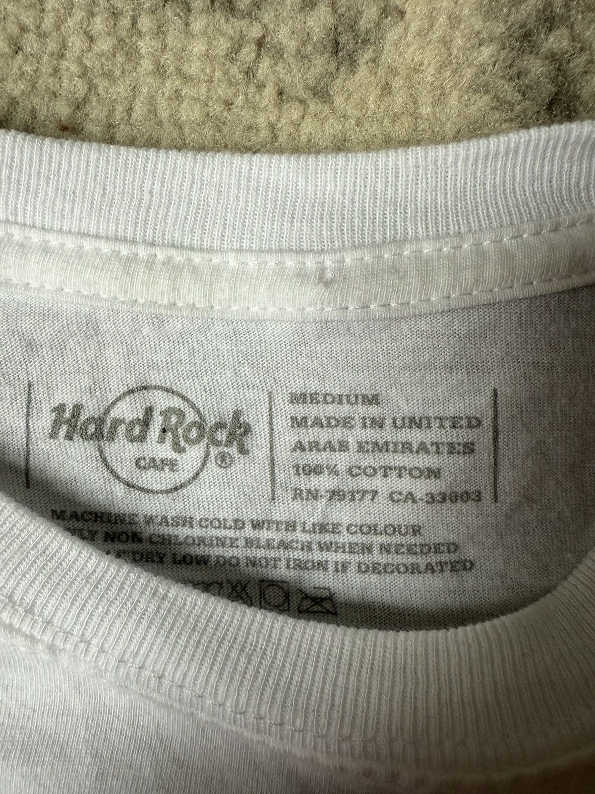 Hard Rock Cafe Y2K Hard Rock Cafe Las Vegas White T-Shirt Size M / US 6-8 / IT 42-44 - 5 Thumbnail