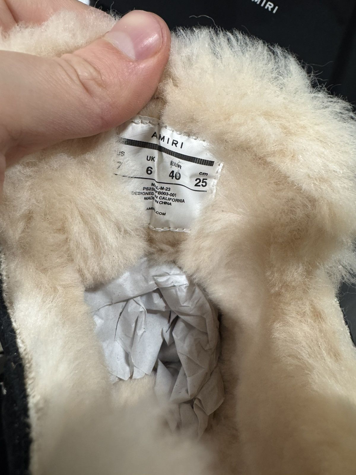 Amiri Amiri Shearling Lined Malibu Boots NEW 810$ Size US 7 / EU 40 - 8 Thumbnail