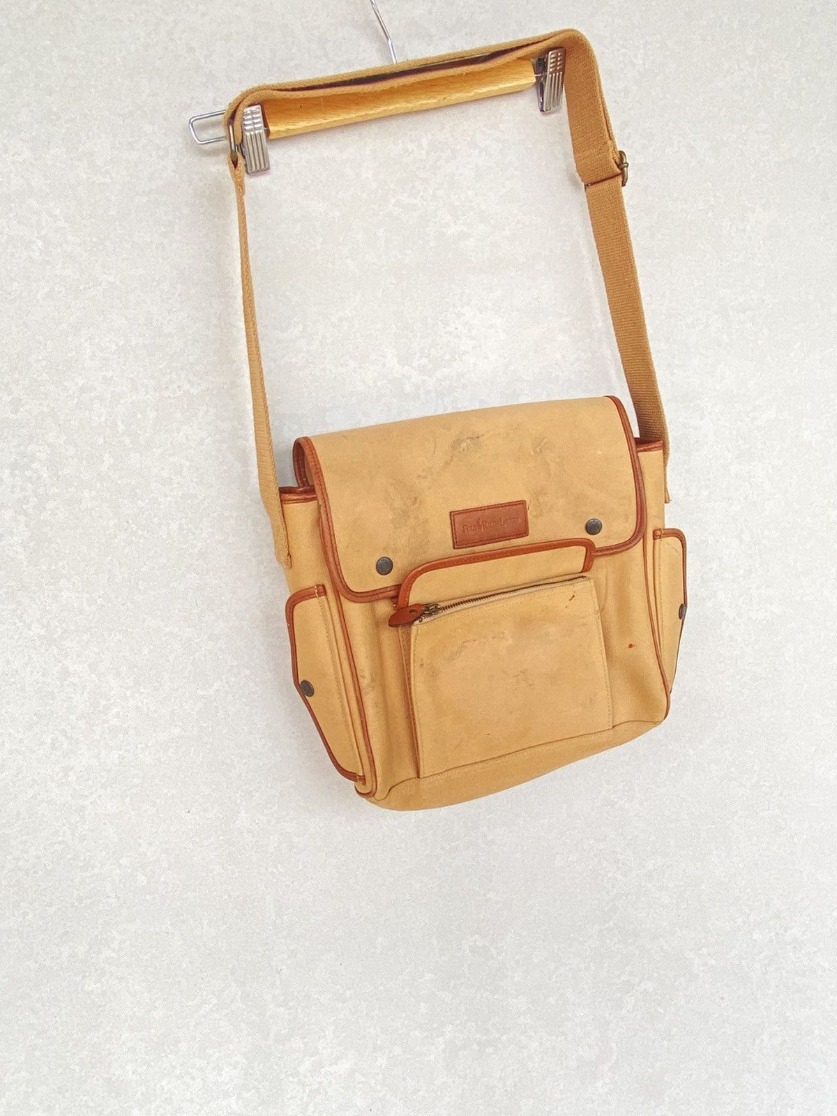 Other Vintage Ralph Lauren Shoulder Bag Cream And Brown Size ONE SIZE - 3 Thumbnail