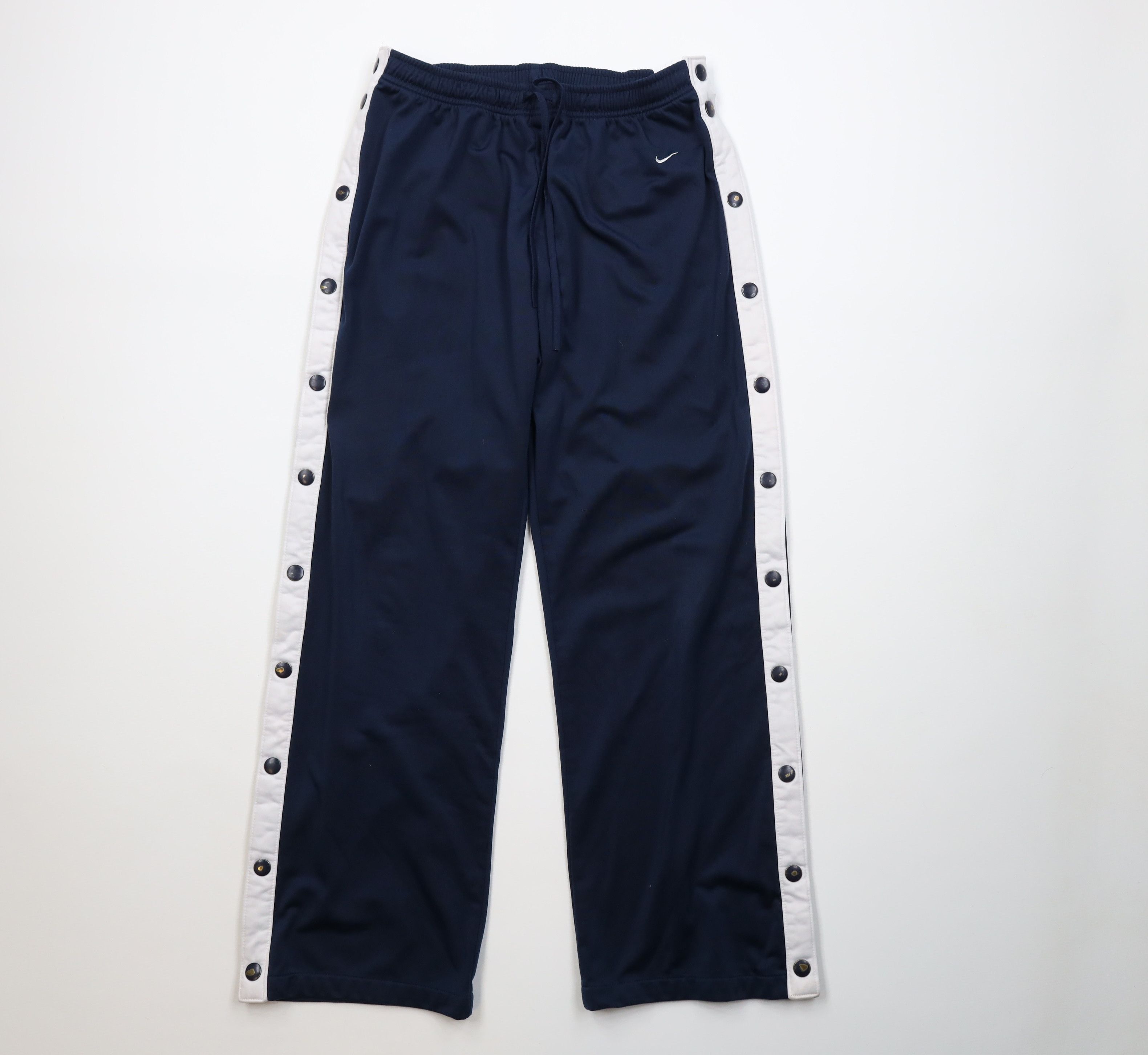 Nike Vintage Y2K Nike Scott Mini Swoosh Wide Leg Tearaway Pants Size 28" / US 6 / IT 42 - 1 Thumbnail