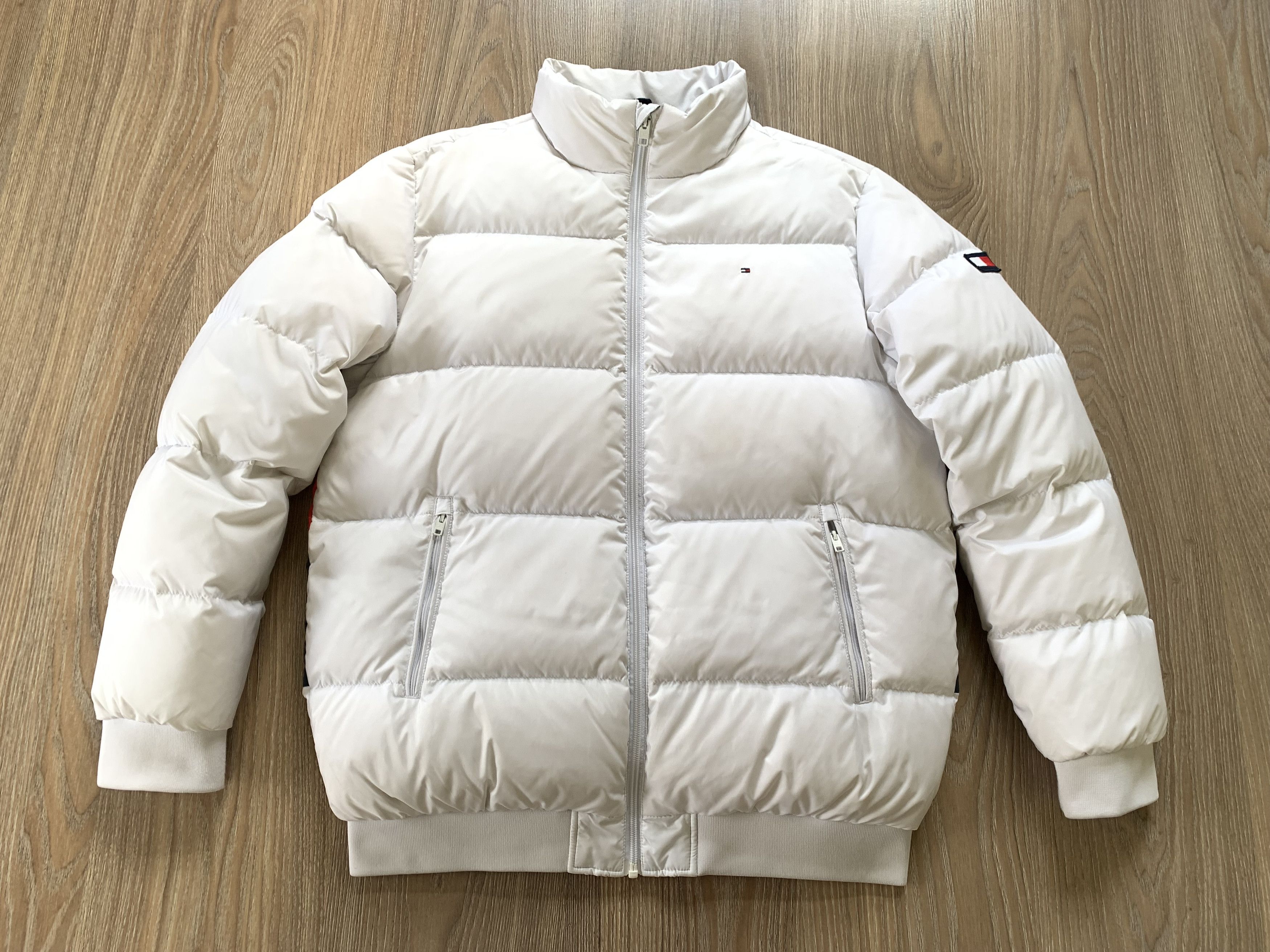 Tommy Hilfiger Tommy Hilfiger White Down Jacket Size US M / EU 48-50 / 2 - 2 Thumbnail