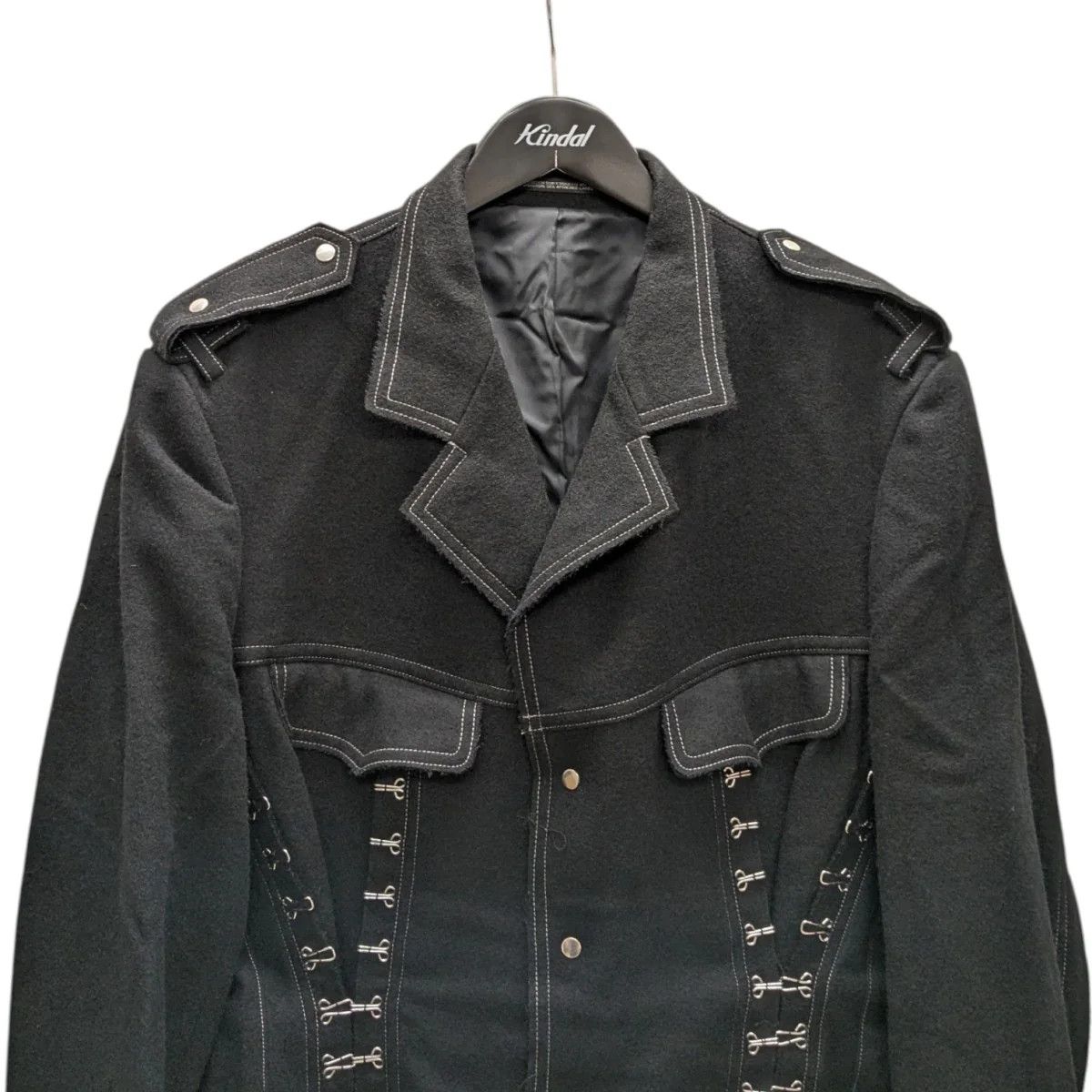 Yohji Yamamoto Yohji Yamamoto pour homme/ 21AW Hook-and-eye Jacket Size US L / EU 52-54 / 3 - 2 Thumbnail
