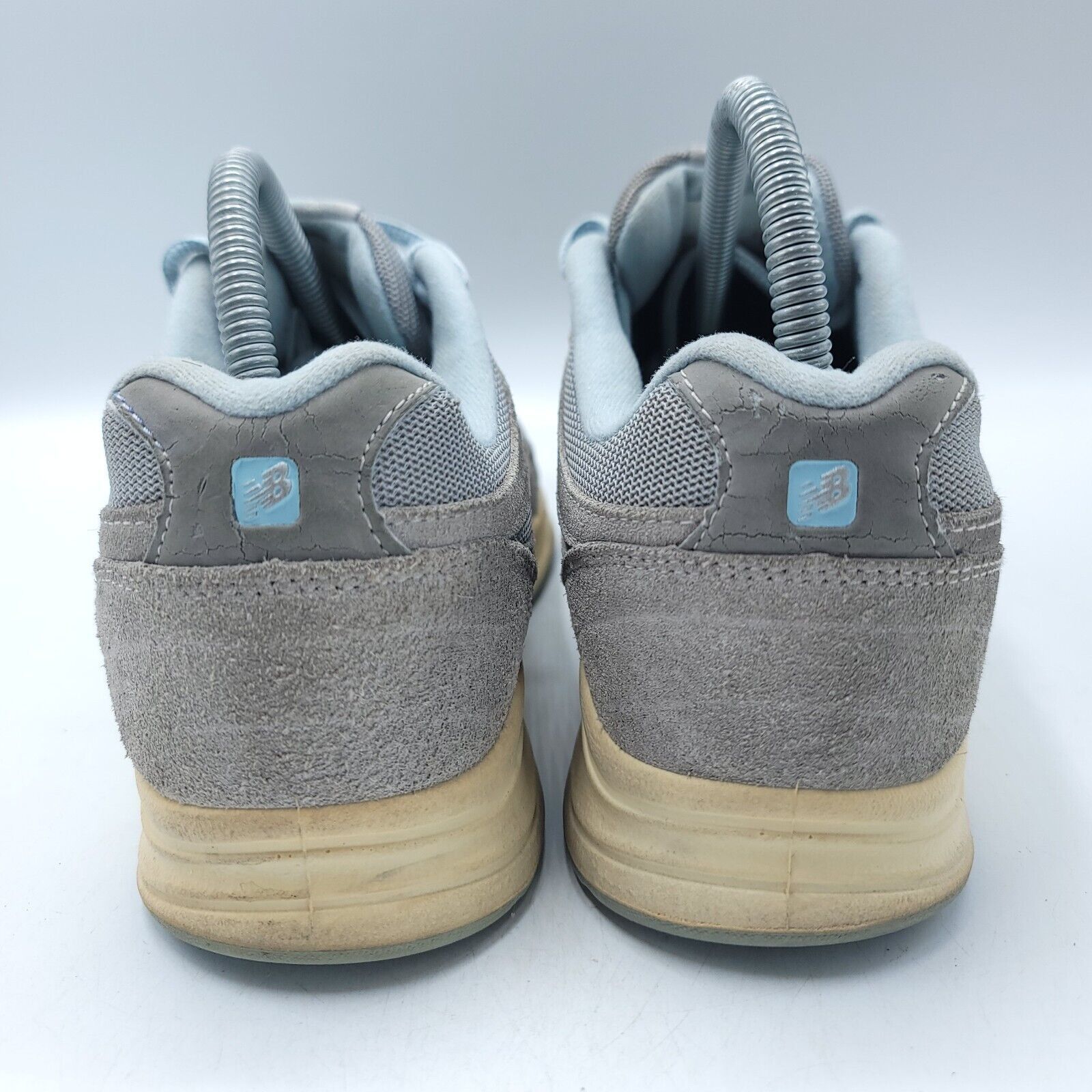 New Balance New Balance 877 Shoe Womens Size 8.5 Gray Blue White Size US 8.5 / IT 38.5 - 3 Thumbnail