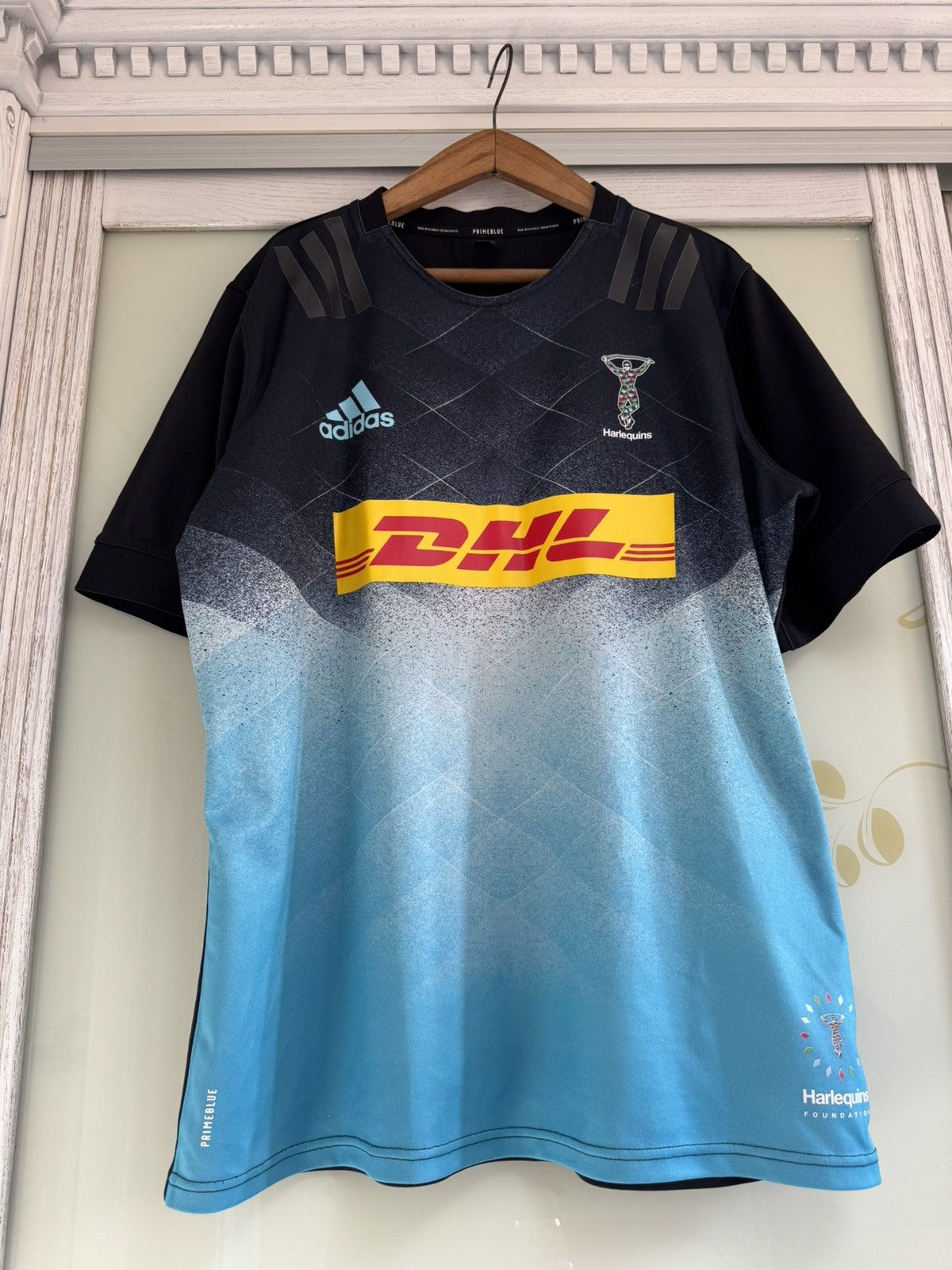 Adidas Harlequins 2020-2021 Third Rugby Jersey Adidas Kit Shirt Size US XXL / EU 58 / 5 - 5 Thumbnail