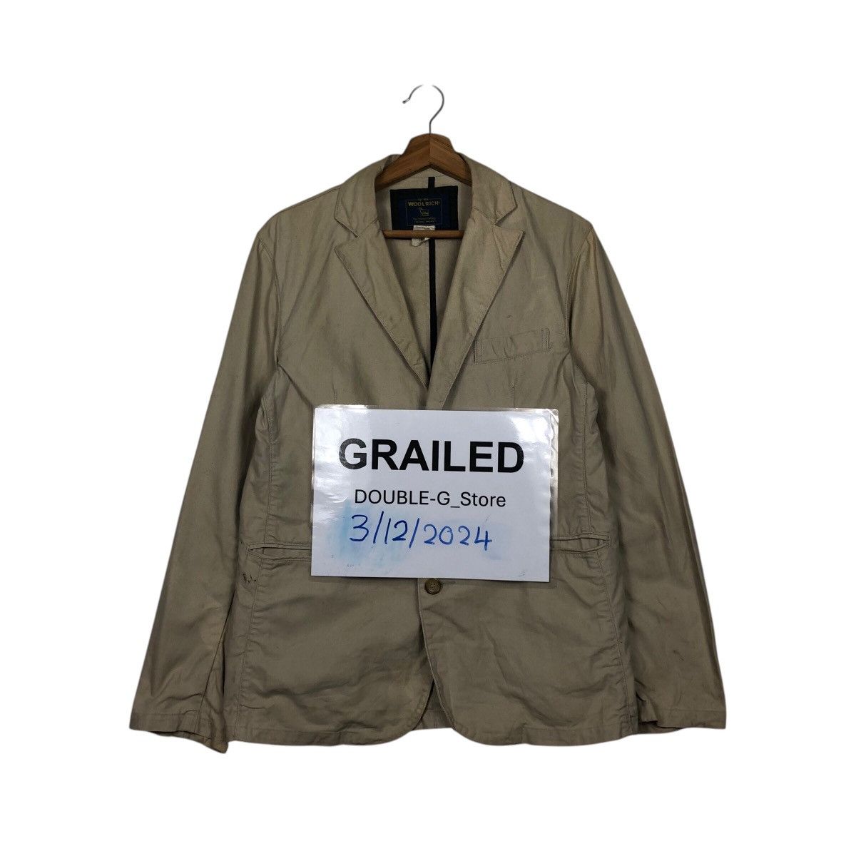 Japanese Brand 📌Cropped Chore Worker Jacket Woolrich Size US L / EU 52-54 / 3 - 1 Thumbnail