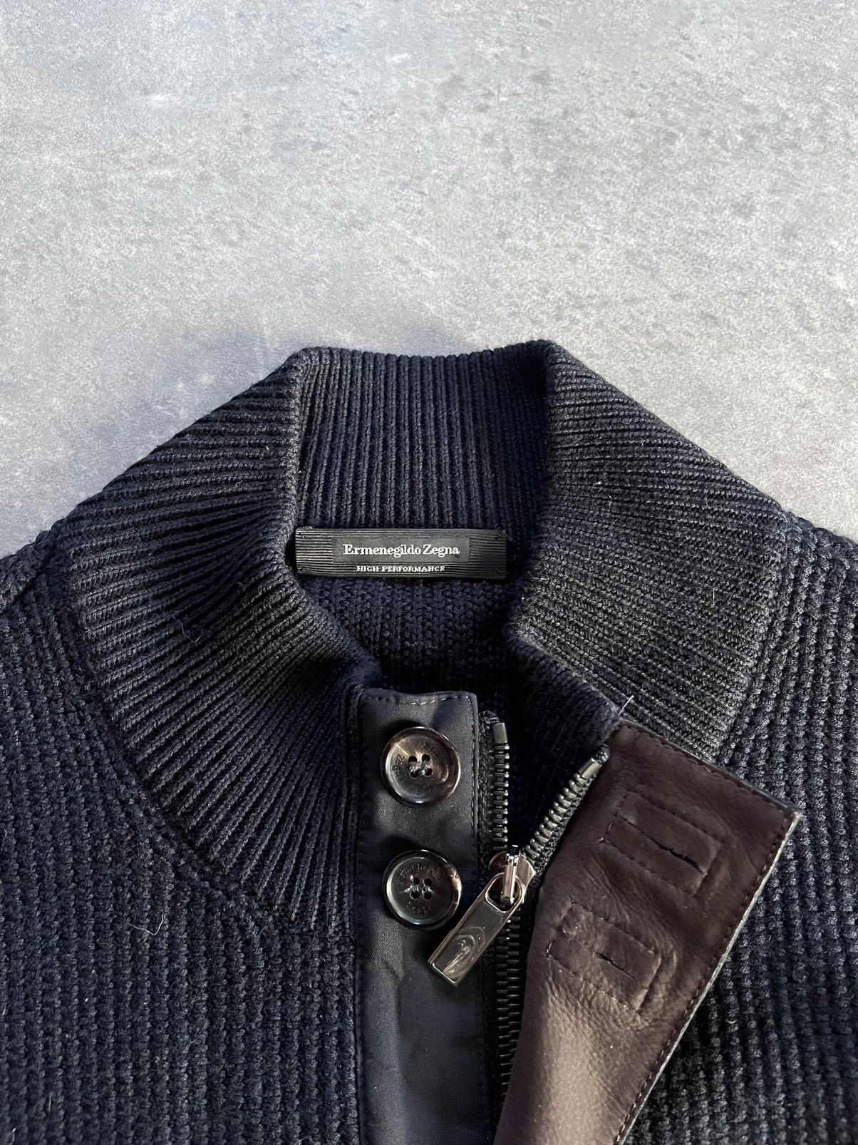 Ermenegildo Zegna Ermenegildo Zegna Wool Cardigan Sweater Jacket 52 L Size US L / EU 52-54 / 3 - 7 Thumbnail