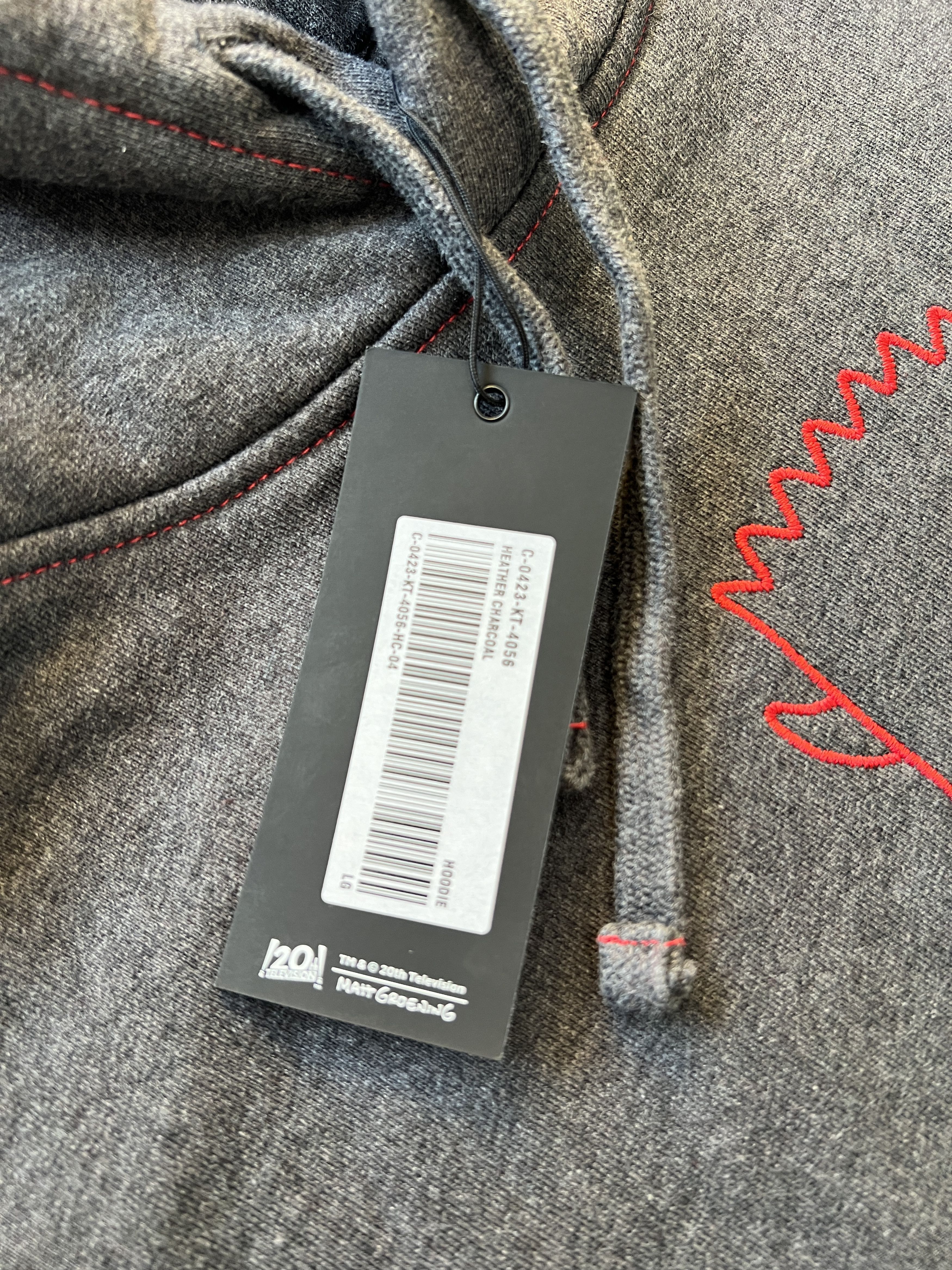 Drake OVO x The Simpsons Knit Hoodie Charcoal Grey Size US L / EU 52-54 / 3 - 5 Thumbnail