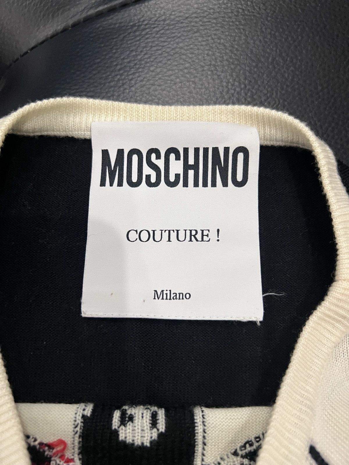 Moschino Moschino Jeremy Scott Trompe-l'œil Bow Rose Knit Top Size M / US 6-8 / IT 42-44 - 9 Thumbnail
