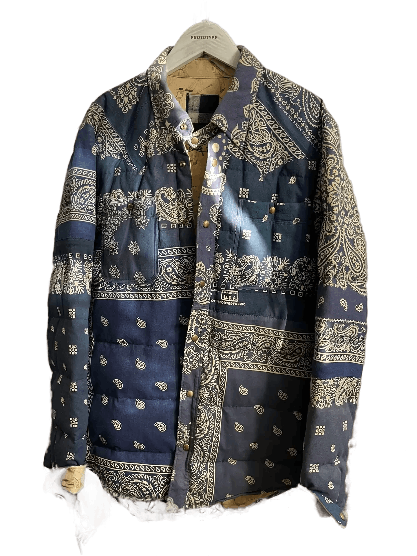 Visvim VisvimVisvim 14aw Kerchief Down Bandana-2504 Size US L / EU 52-54 / 3 - 1 Thumbnail