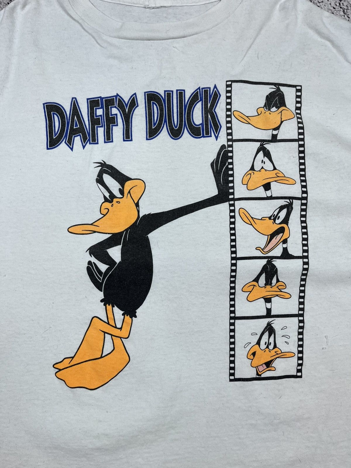 Vintage Daffy Duck vintage 80s one stitch tee Size US XL / EU 56 / 4 - 4 Thumbnail