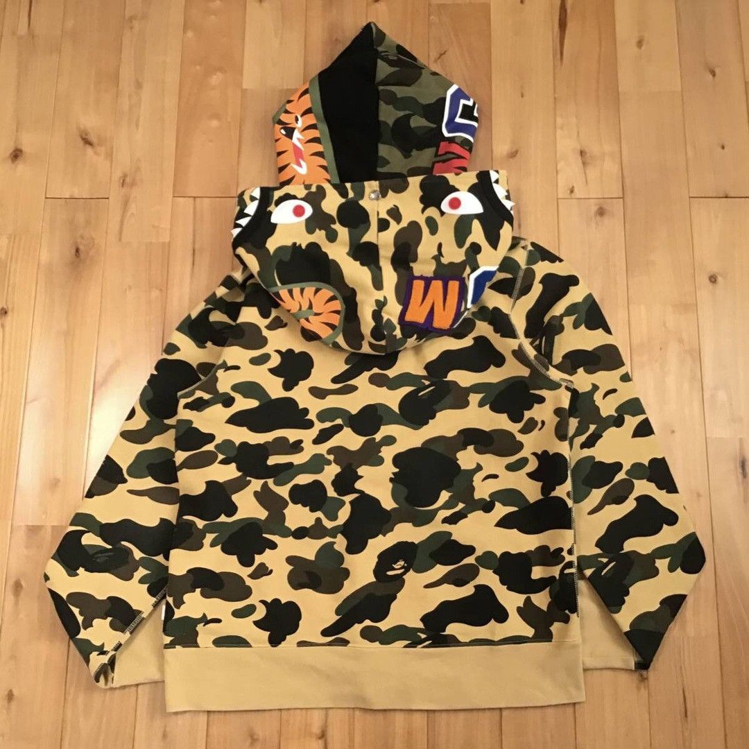 Bape BAPE CAMO Double Shark full zip hoodie a bathing ape Size US M / EU 48-50 / 2 - 2 Thumbnail