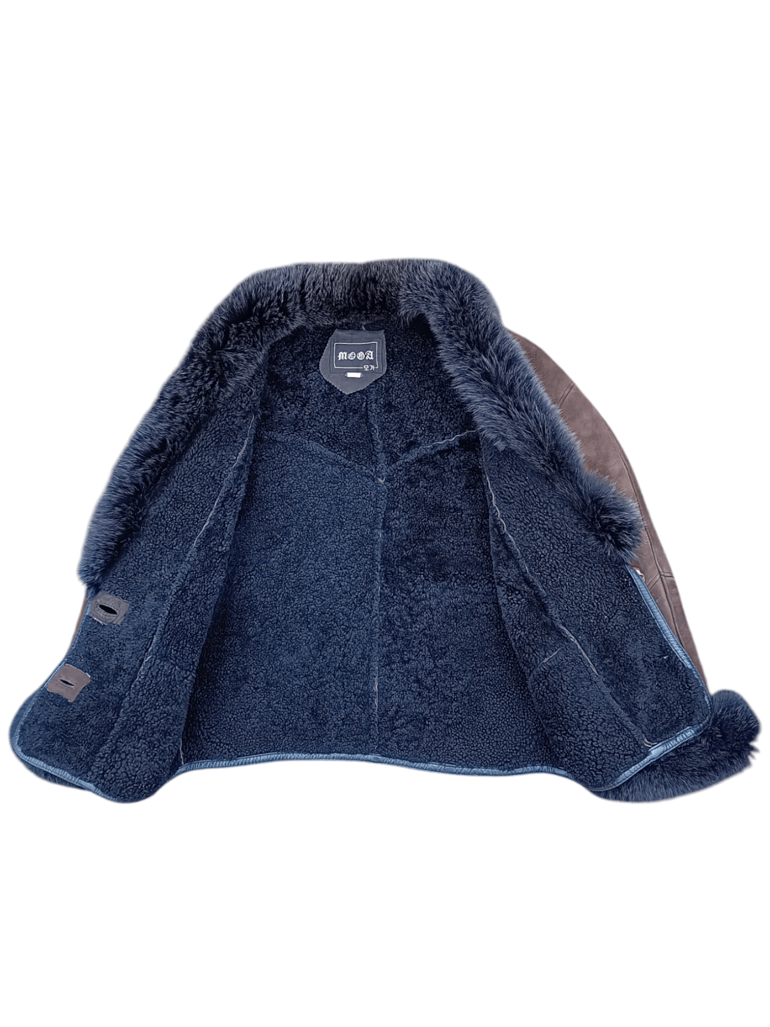 MOBA Sheep skin shearling fur coat jacket