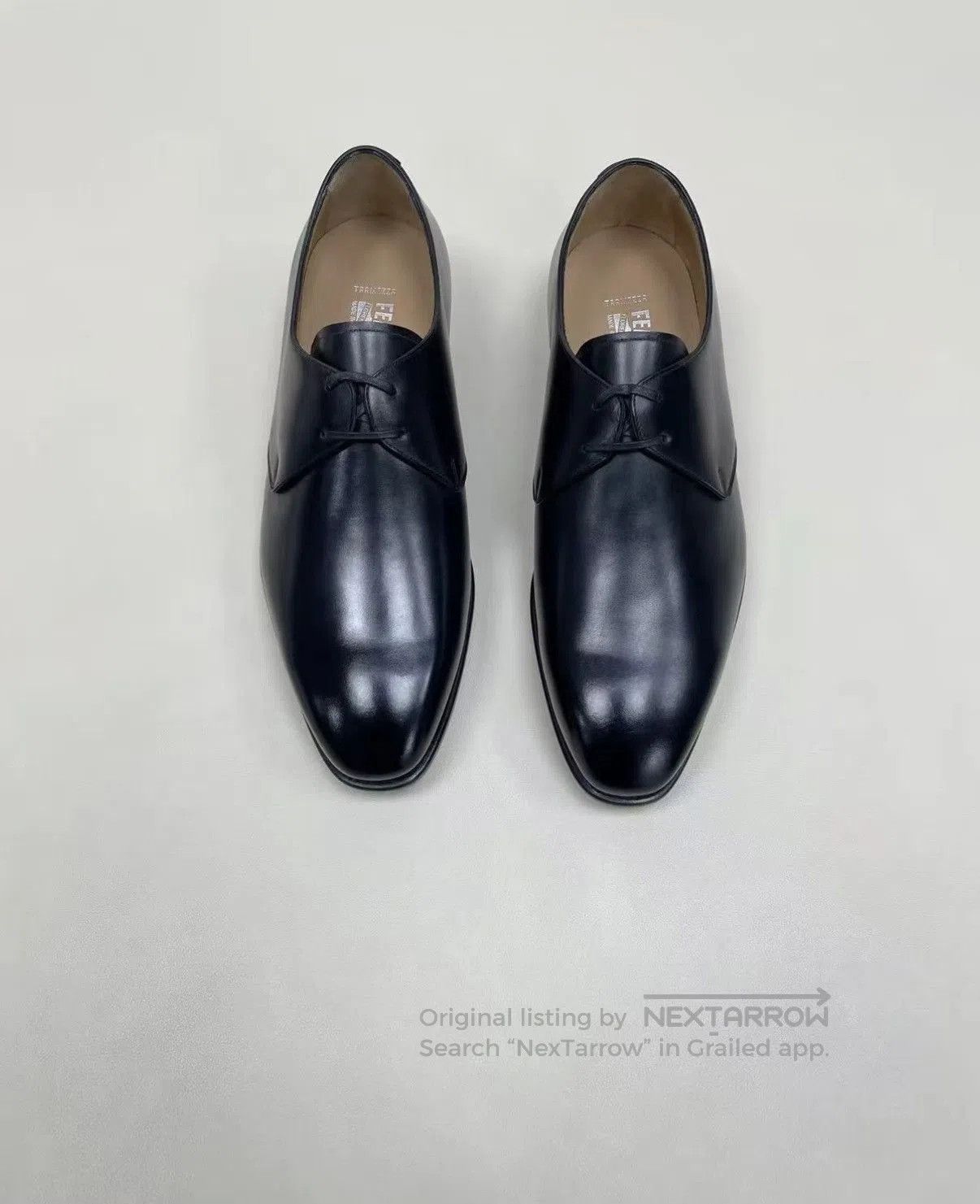 Salvatore Ferragamo Black Leather Formal Lace-Up Shoes. Size US 6.5 / EU 39-40 - 1 Thumbnail