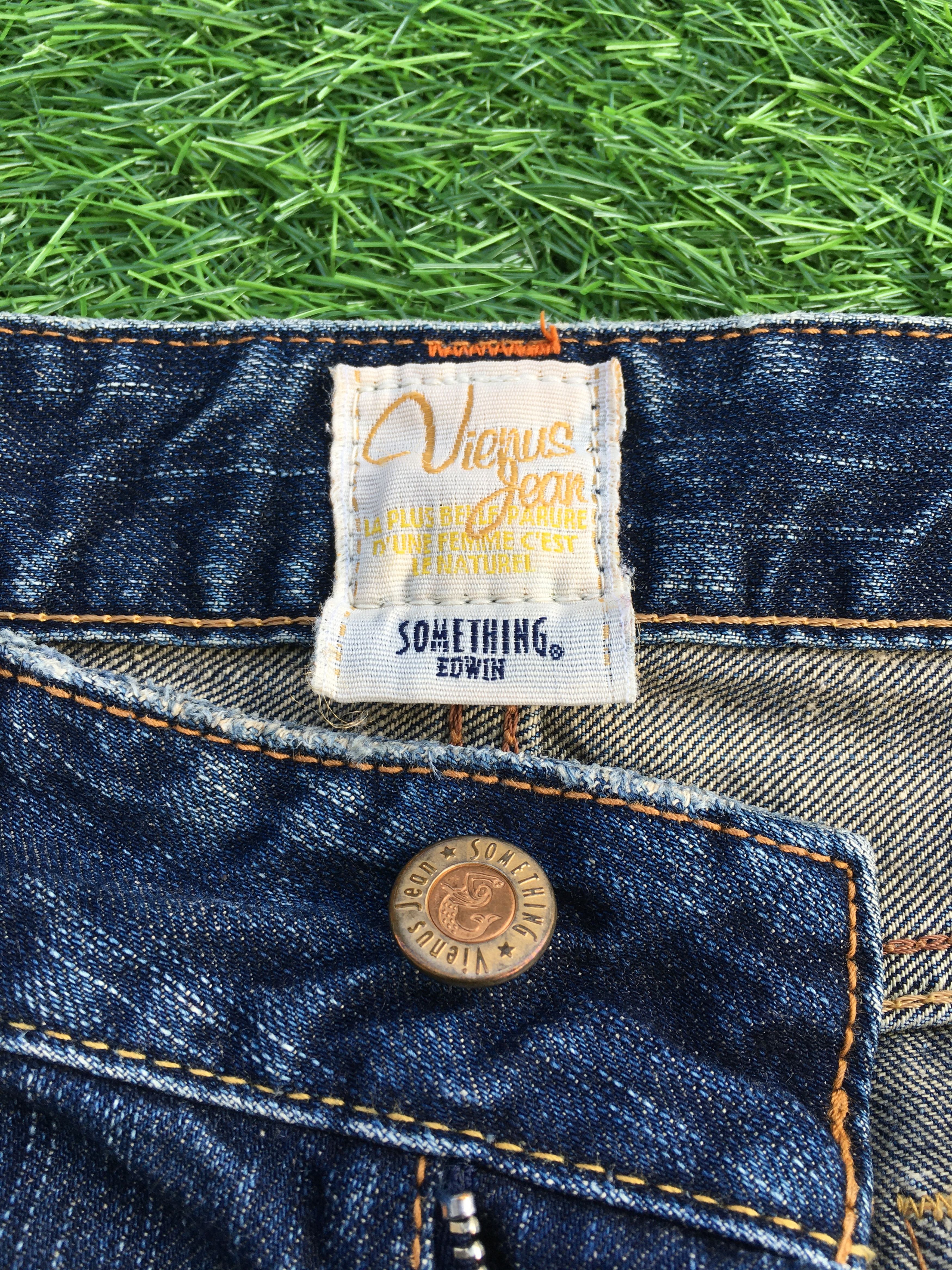 Japanese Brand Low Rise Distressed Flare Bootcut Jeans D-1184 Size US 29 - 10 Thumbnail