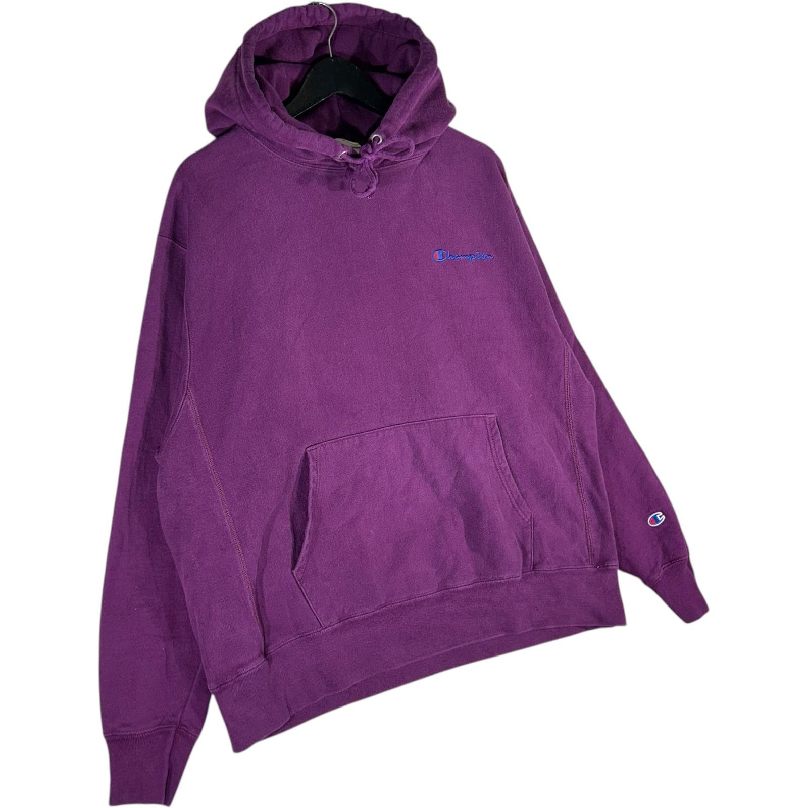 Champion Champion Mini Logo Spell Out Reverse Weave Hoodie Size US XL / EU 56 / 4 - 4 Thumbnail