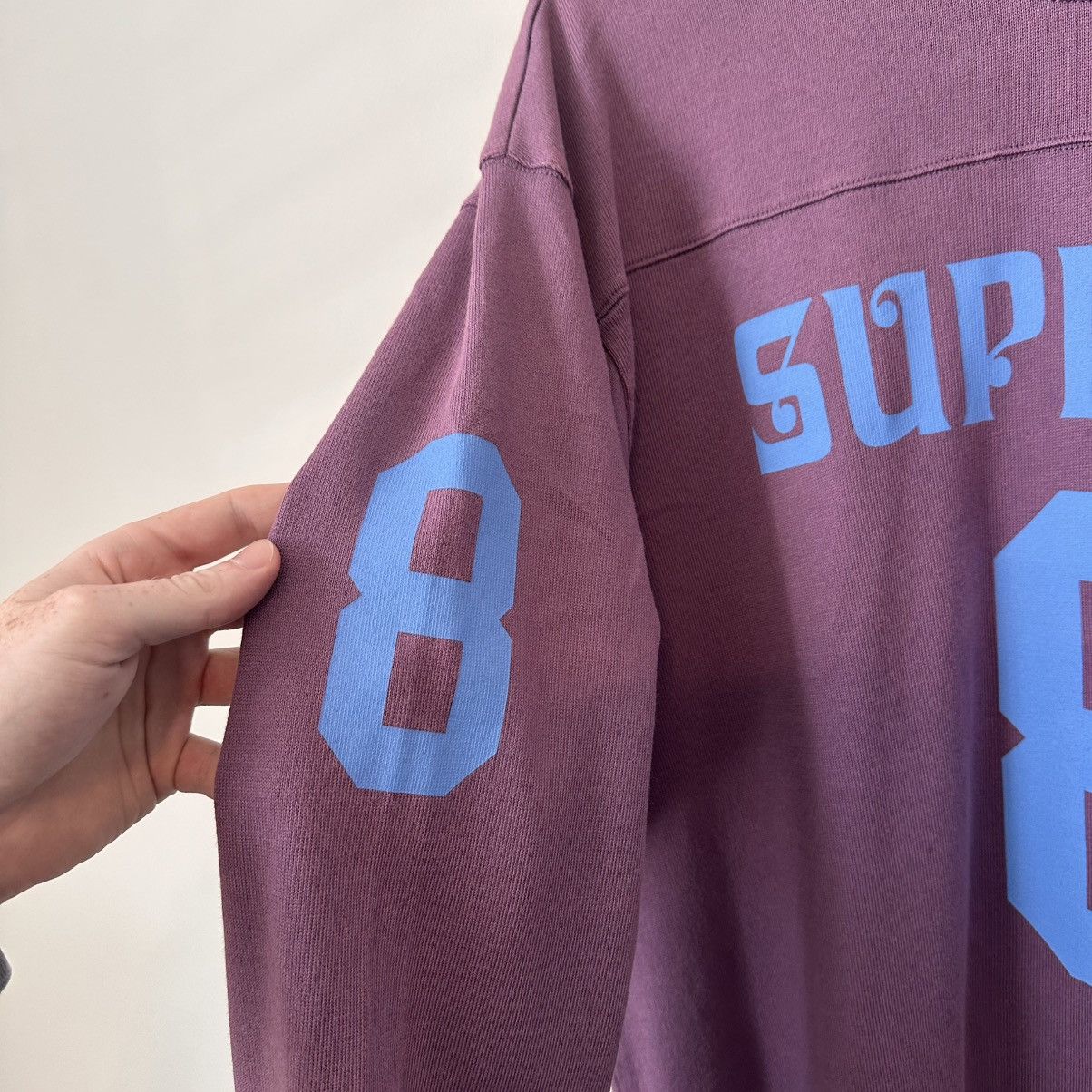 Supreme Affiliated L/S Football Top Dusty Purple Sz L