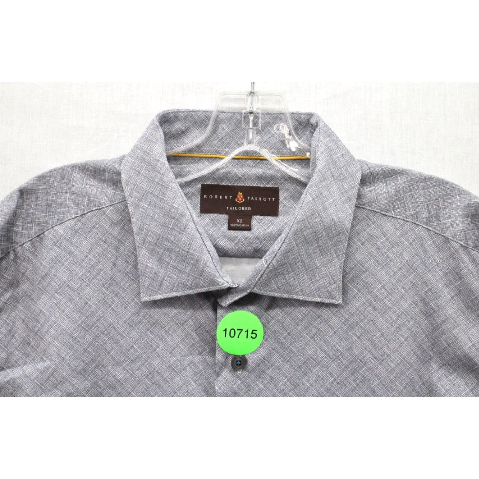 Robert Talbott Robert Talbott Tailored shirt Blue XL Mens Subtle Basket Weave Print Preppy Dress Shirt Size US XL / EU 56 / 4 - 8 Thumbnail