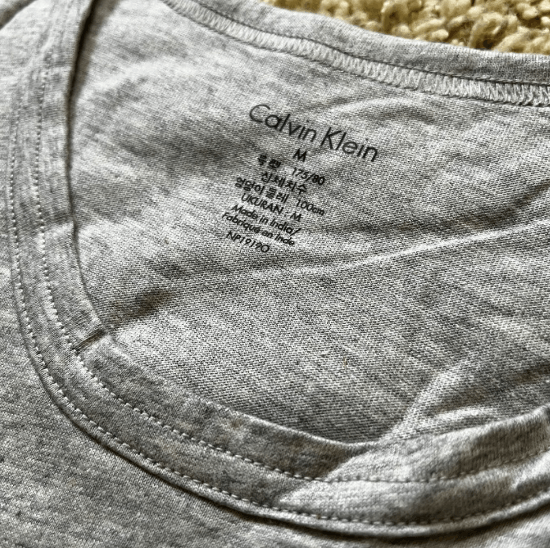Calvin Klein Calvin Klein Men's Logo Crewneck Lounge T-Shirts Grey Size US S / EU 44-46 / 1 - 7 Thumbnail