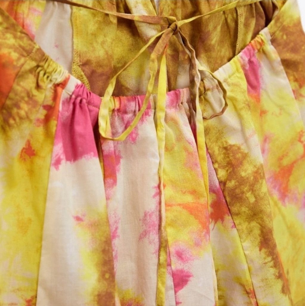 Zara NWT Zara Yellow & Pink Tie Dye Short Dress Size XS / US 0-2 / IT 36-38 - 3 Thumbnail