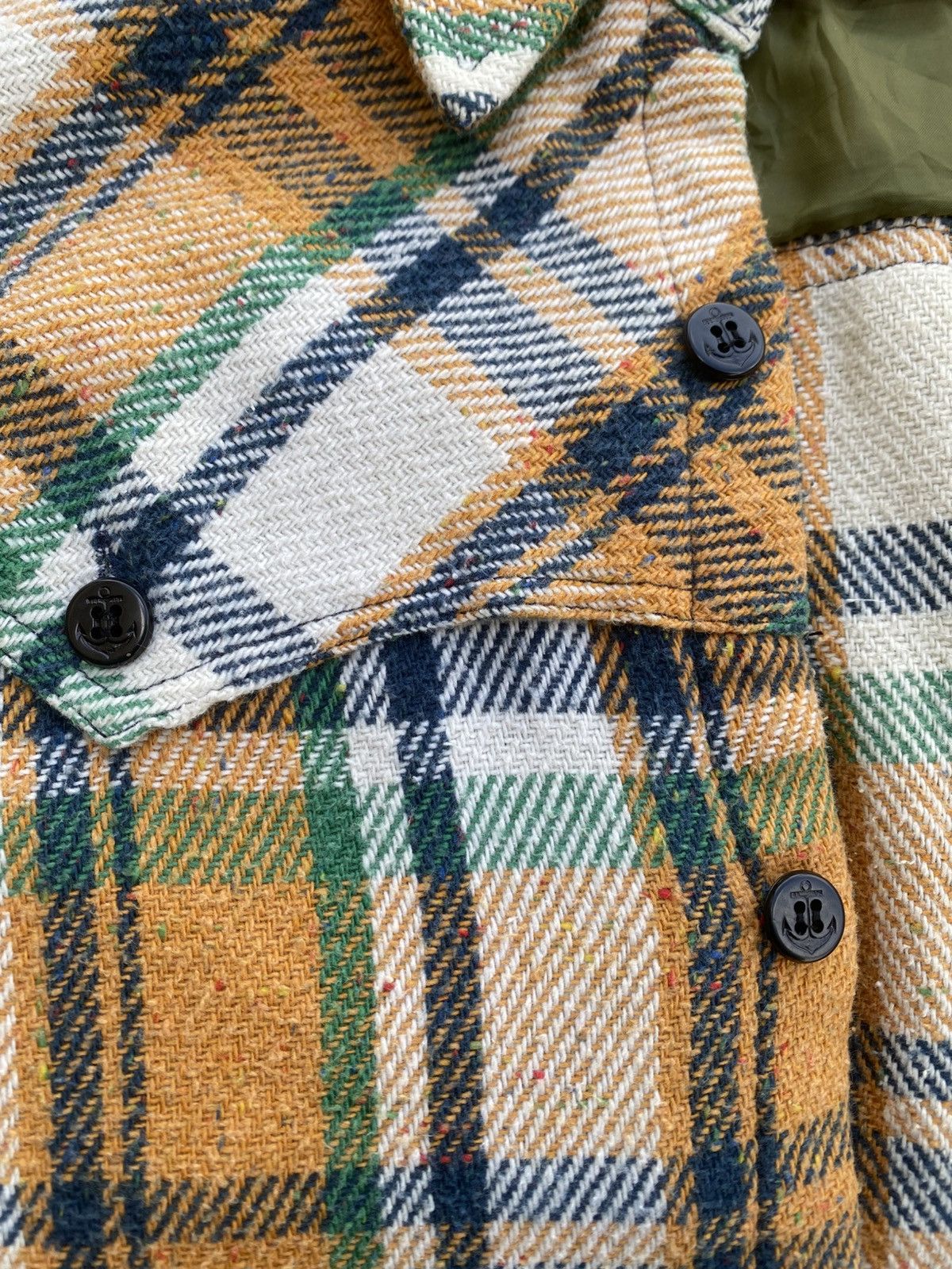 Bape × Vintage Rare Vintage BAPE Checkered Flannel Buttons Shirt Size US M / EU 48-50 / 2 - 16 Thumbnail