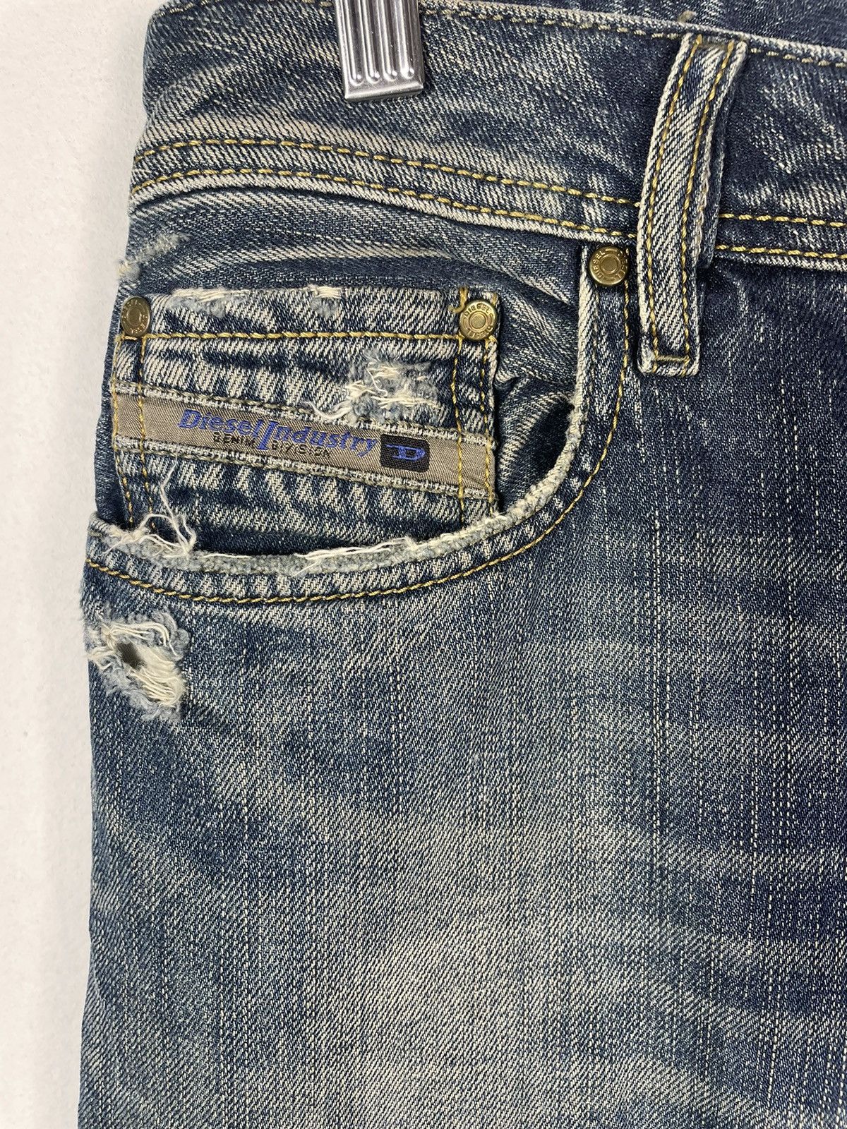 Diesel Vintage Diesel Zatiny Flairs Cut Distressed Jeans Size US 32 / EU 48 - 6 Thumbnail