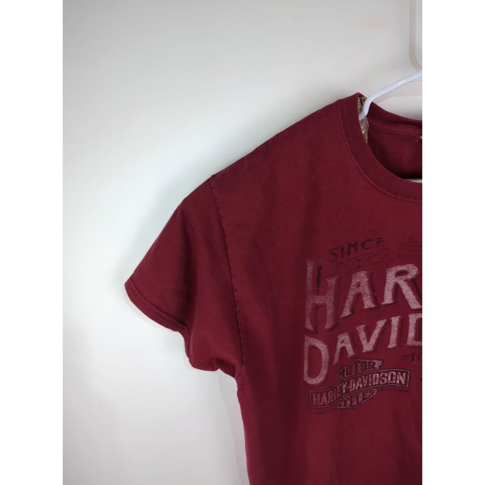 Harley Davidson Harley-Davidson Red Greenville North Carolina T-Shirt XL Thunder Motorcycles Mens Size US XL / EU 56 / 4 - 5 Thumbnail