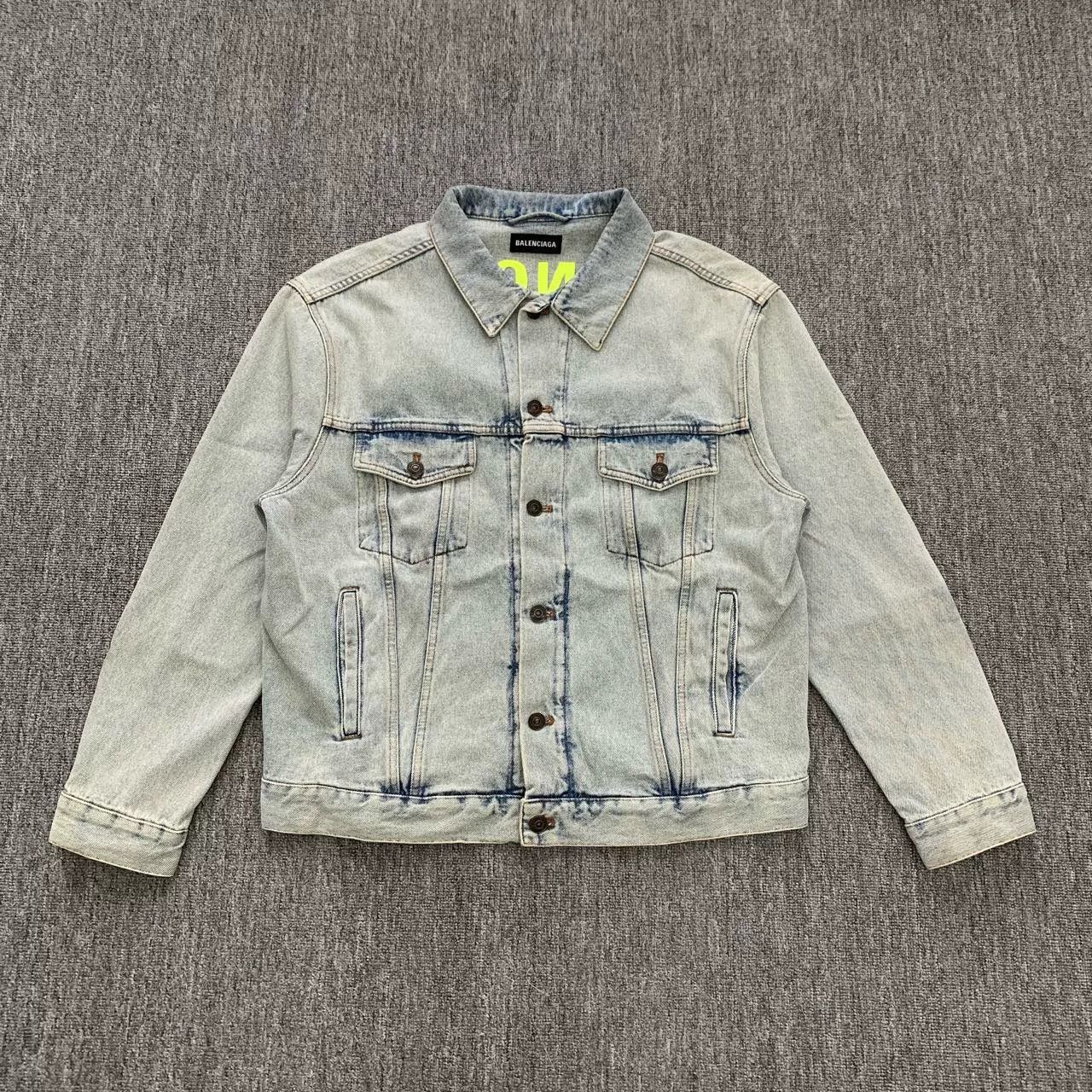 Balenciaga Balenciaga Washed Denim Jacket Size US M / EU 48-50 / 2 - 1 Thumbnail