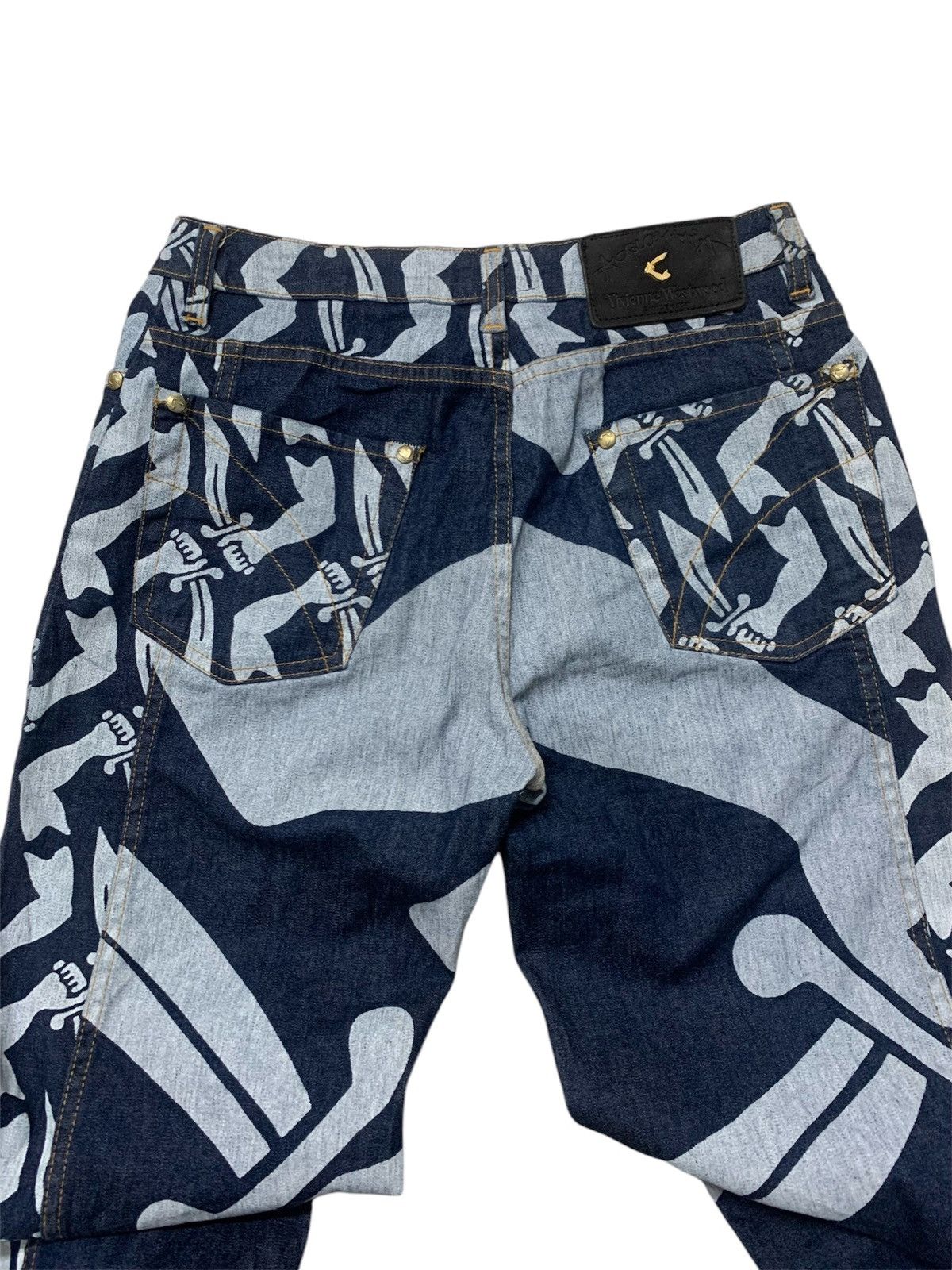 Vivienne Westwood 90s vivienne westwood swords denim Size US 29 - 6 Thumbnail