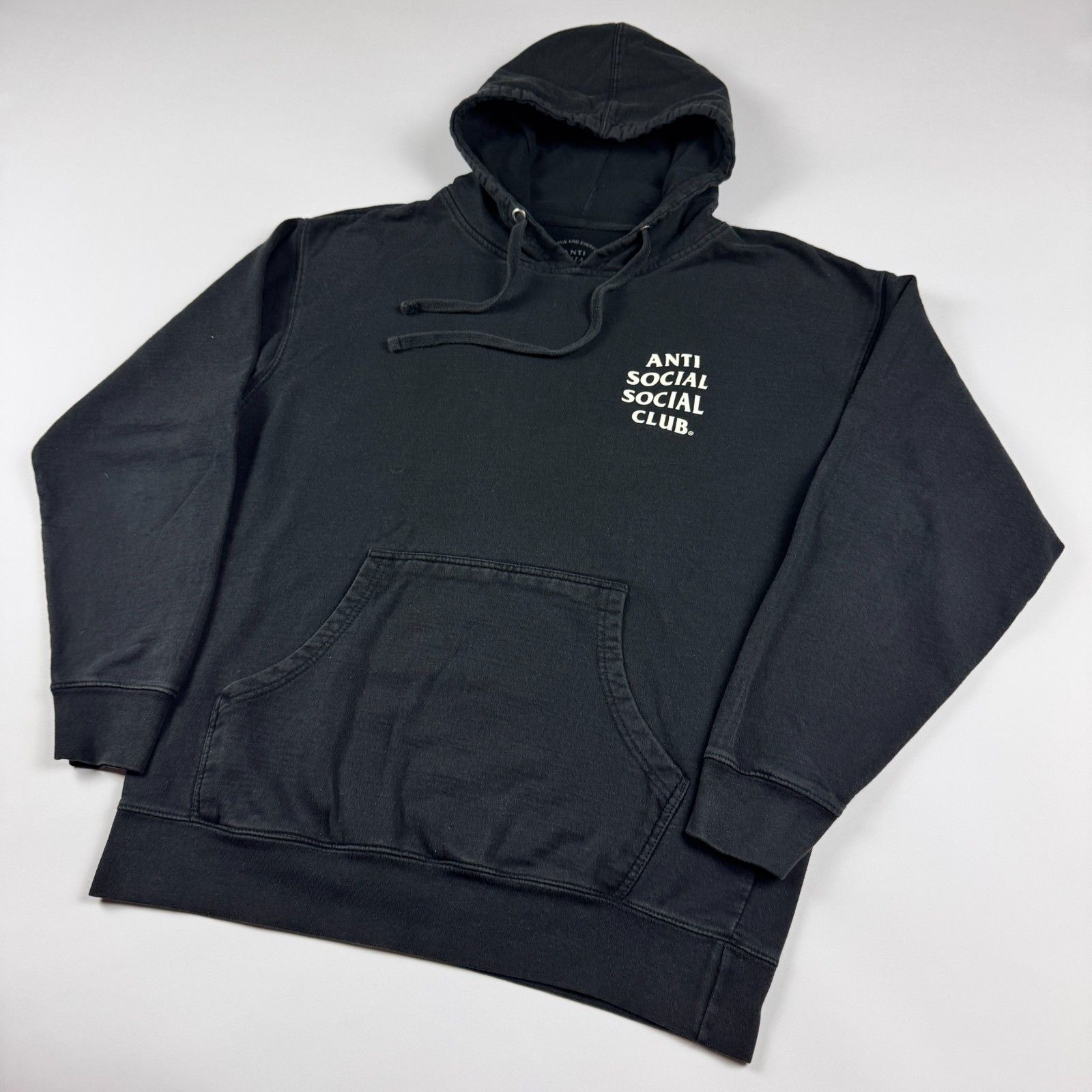 Anti Social Social Club Anti Social Social Club Hoodie Black Made in USA Size US L / EU 52-54 / 3 - 3 Thumbnail