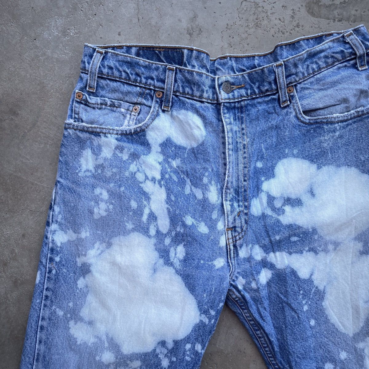 Levi's Vintage Levis Acid Wash Denim Jeans Size US 34 / EU 50 - 3 Thumbnail