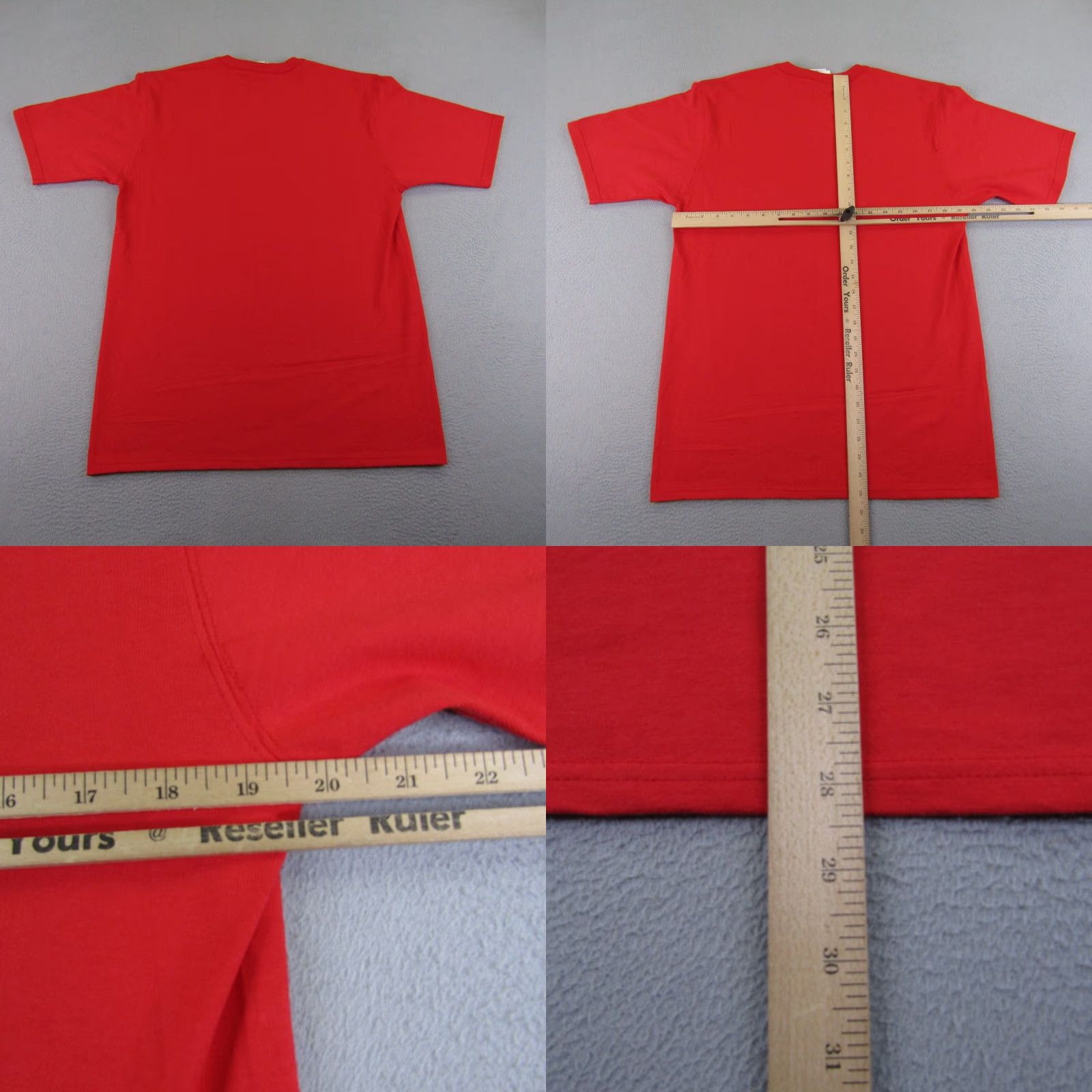 Champion VINTAGE Champion Space T-Shirt Men Medium Red Cotton Crew Neck Short Sleeve Graphic Print 90s Mens Size US M / EU 48-50 / 2 - 8 Thumbnail