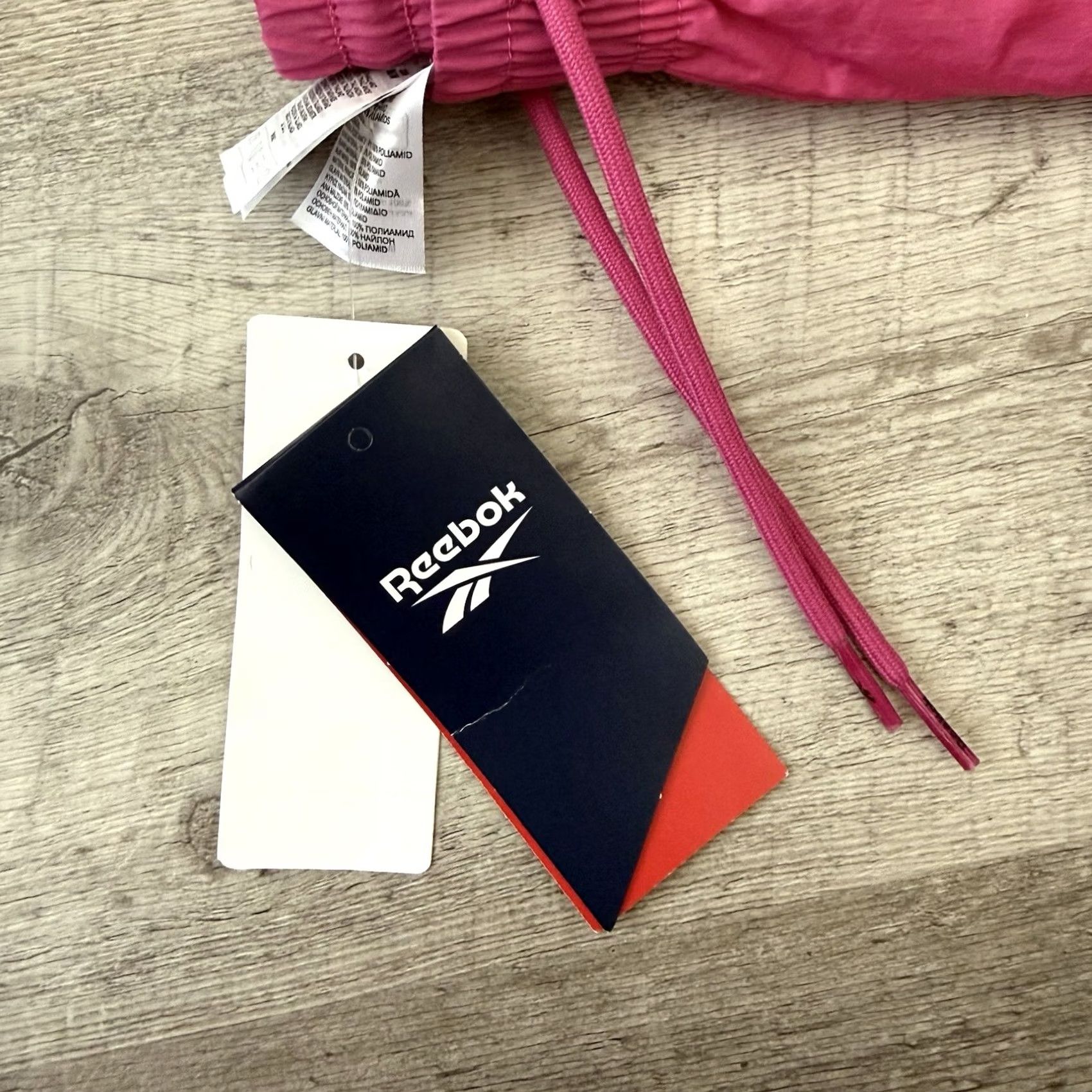 Reebok Reebok Woven Track Pants Womens Medium Pink Elastic Waist Jogger Windbreaker NEW Size 32" / US 10 / IT 46 - 4 Thumbnail