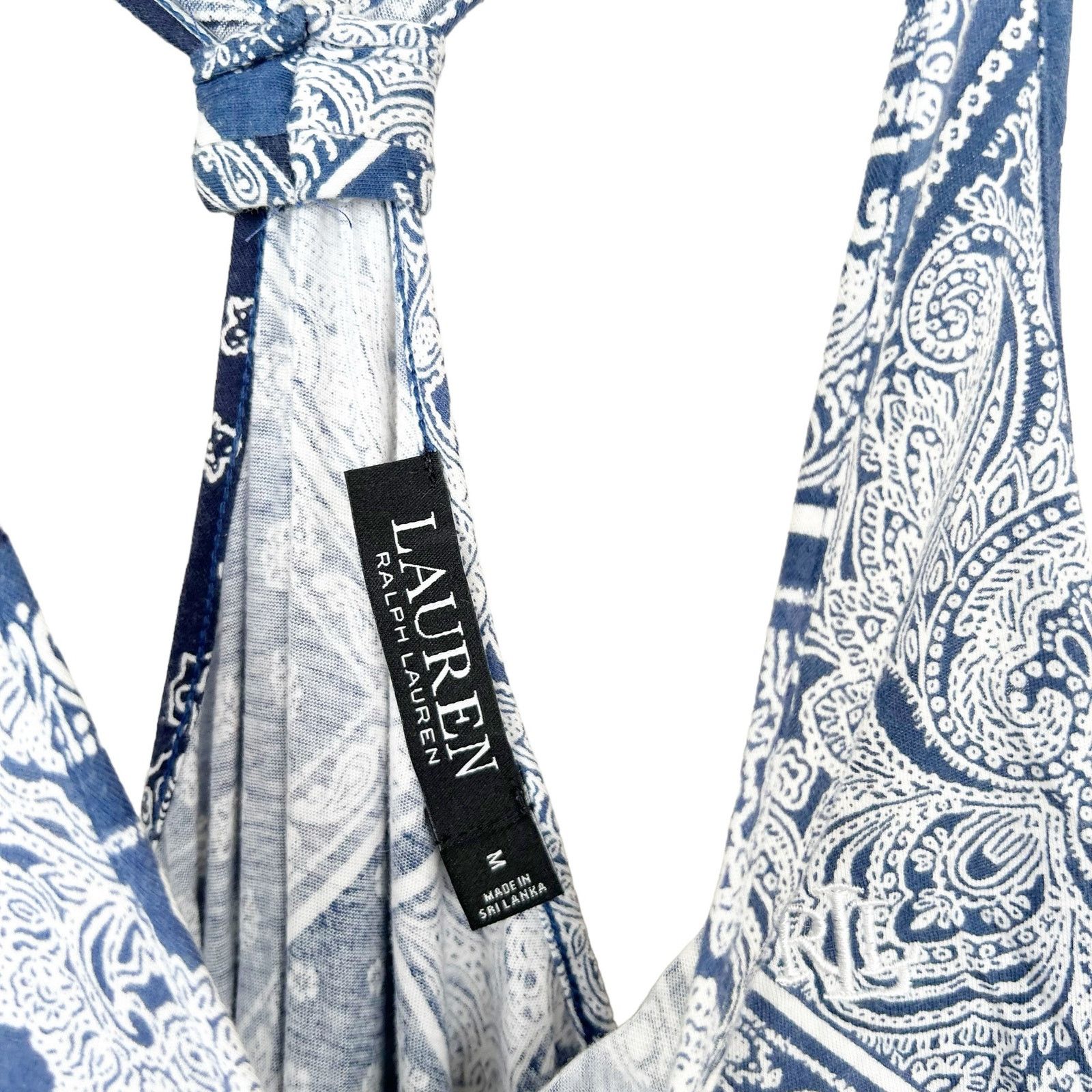 Ralph Lauren Lauren Ralph Lauren Blue Printed Dress Sz M Size M / US 6-8 / IT 42-44 - 2 Thumbnail