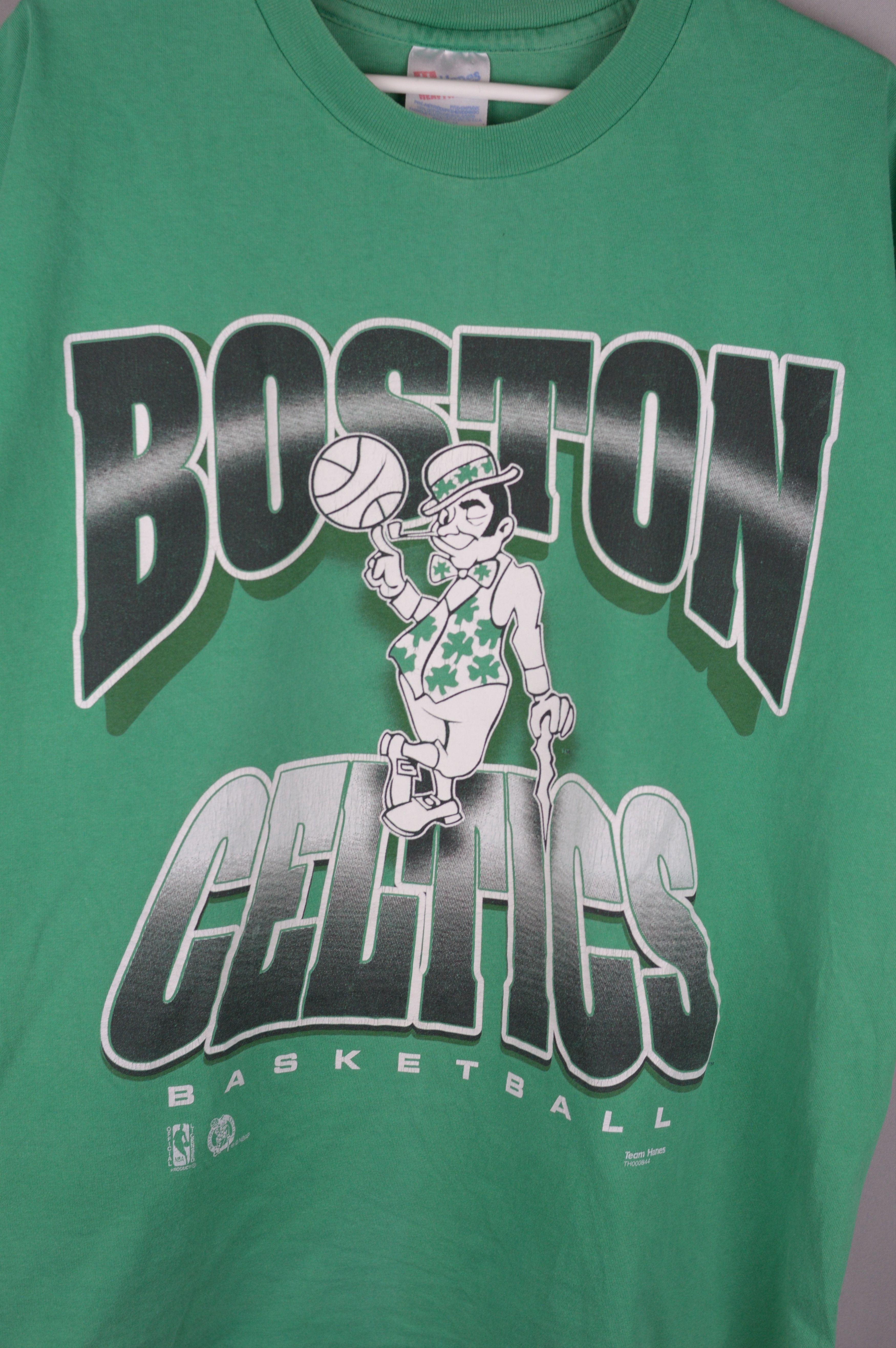 NBA × Vintage Vintage Boston Celtics 90s t shirt Size US XL / EU 56 / 4 - 2 Thumbnail