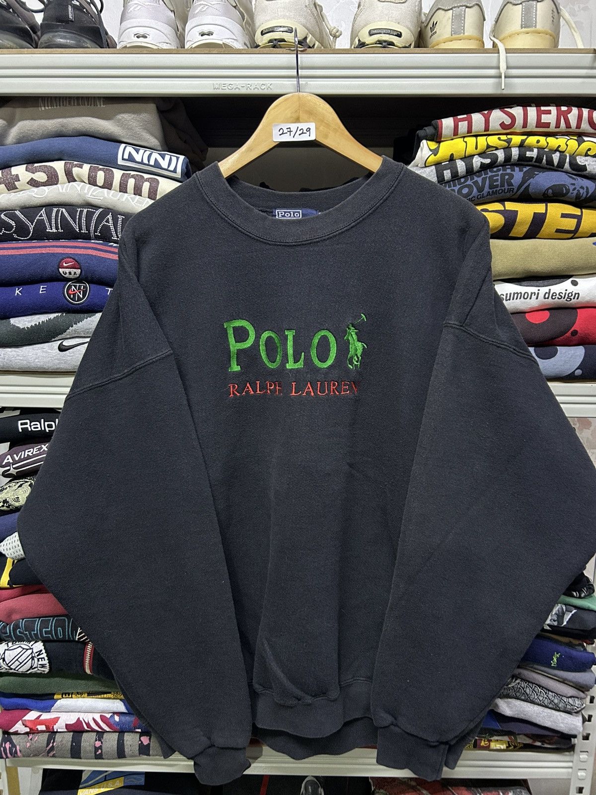 Polo Ralph Lauren Vintage 90s Polo Ralph Lauren embroidery spell Size US XL / EU 56 / 4 - 2 Thumbnail