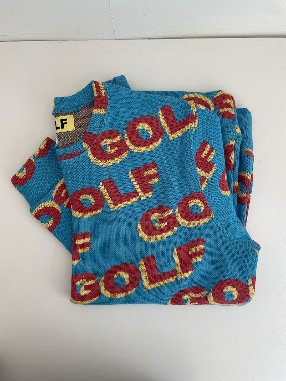 Golf Wang 3D logo knit sweater made in USA 2016 Grailed