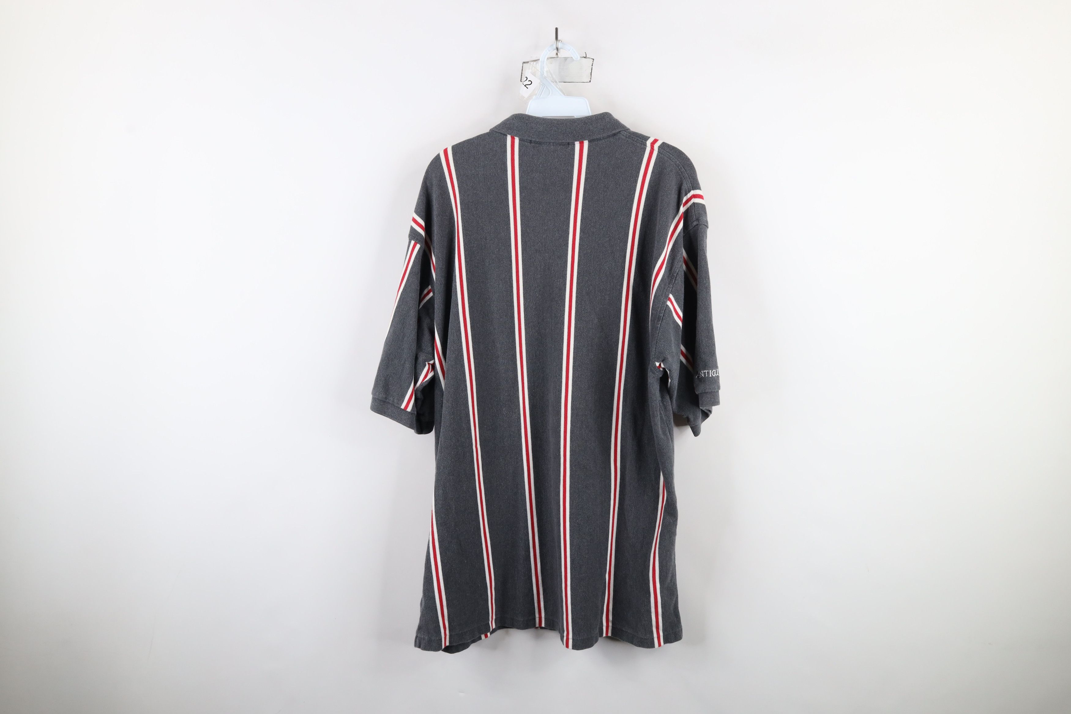 Vintage Vintage 90s Spell Ohio State University Striped Polo Shirt Size US XL / EU 56 / 4 - 8 Thumbnail