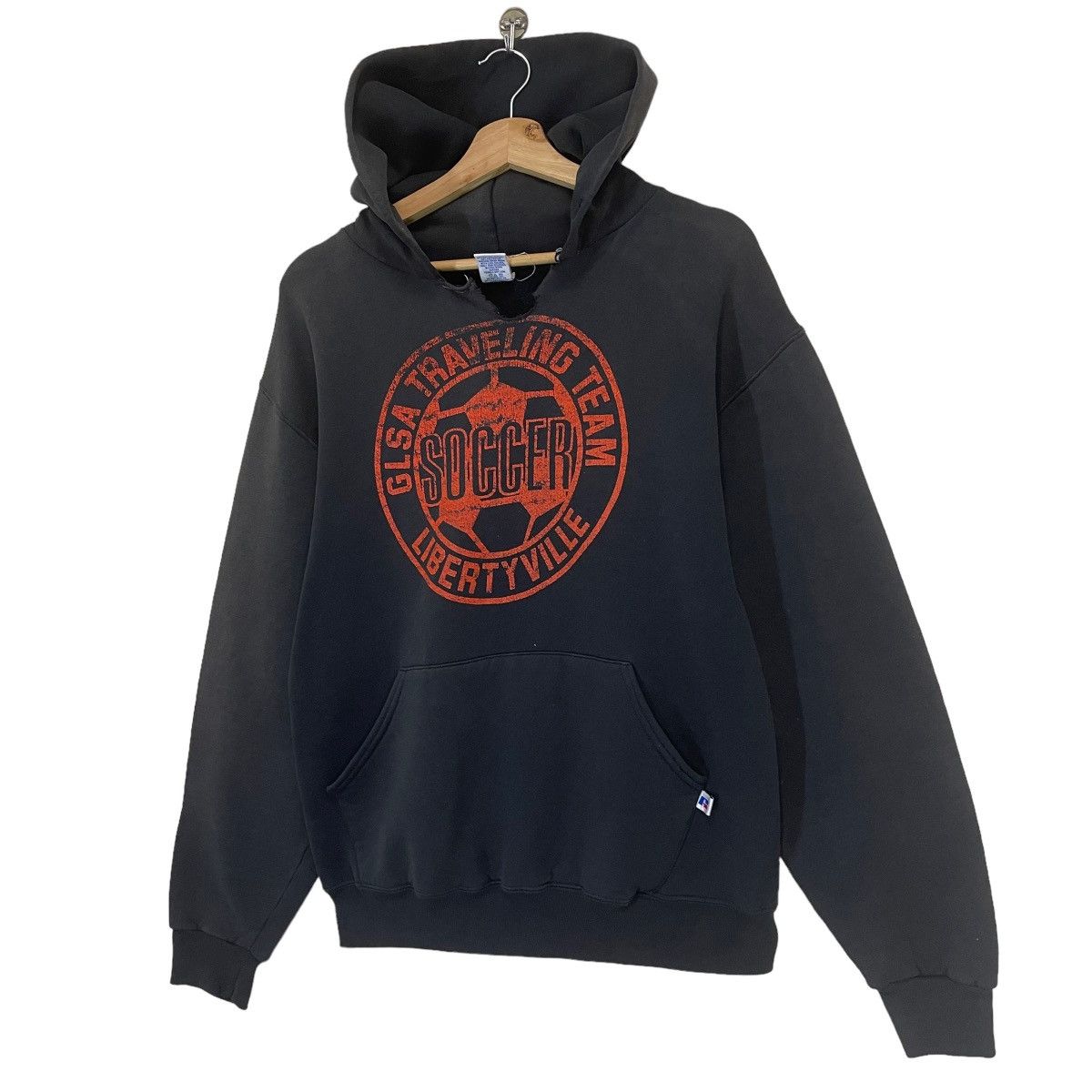 Russell Athletic × Vintage 90s Russell Athletic GLSA Traveling Team Soccer Hoodies Size US M / EU 48-50 / 2 - 3 Thumbnail
