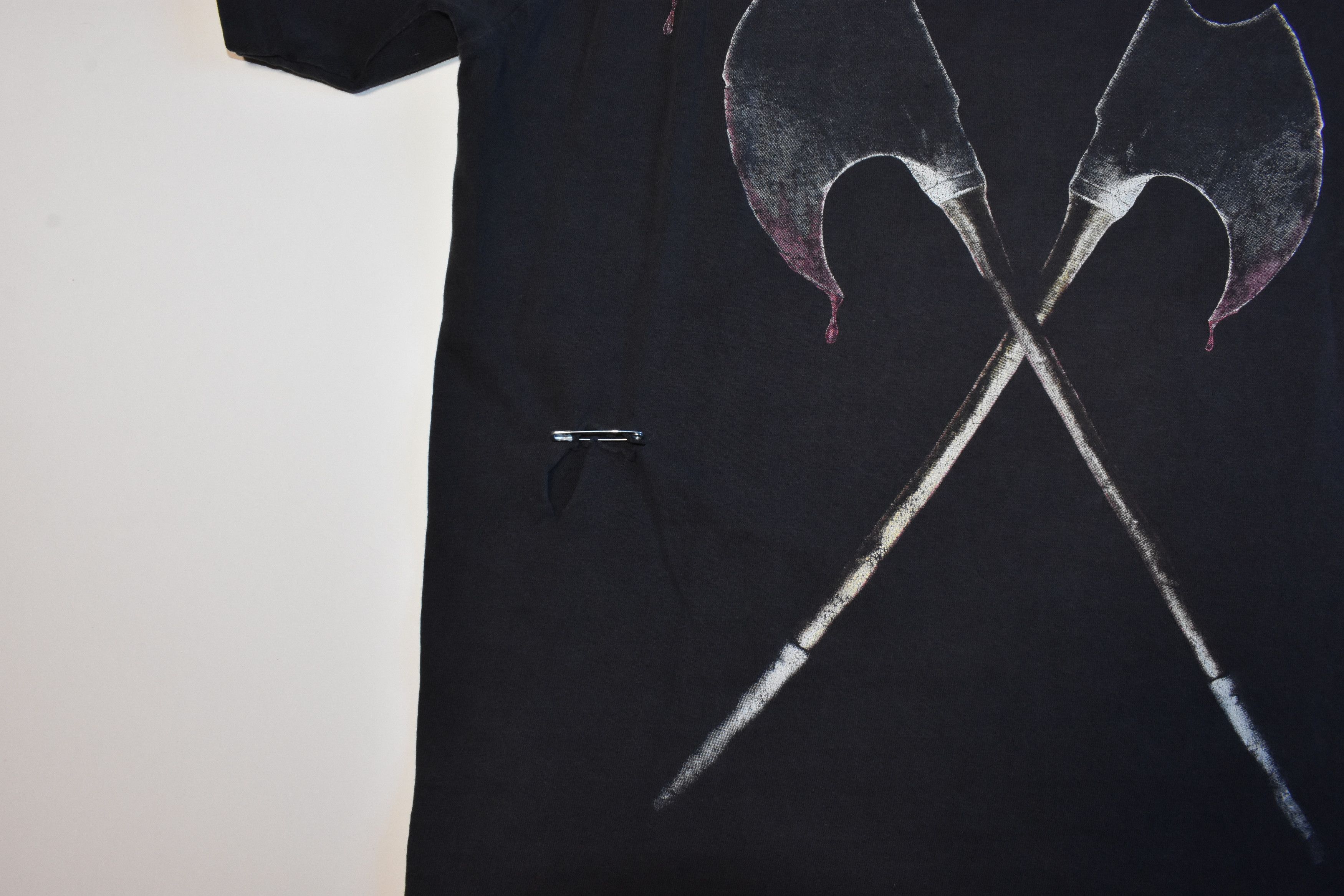 Tultex Rare Vintage Frank Frazetta Death Dealer Art Tee Distressed Size US L / EU 52-54 / 3 - 3 Thumbnail